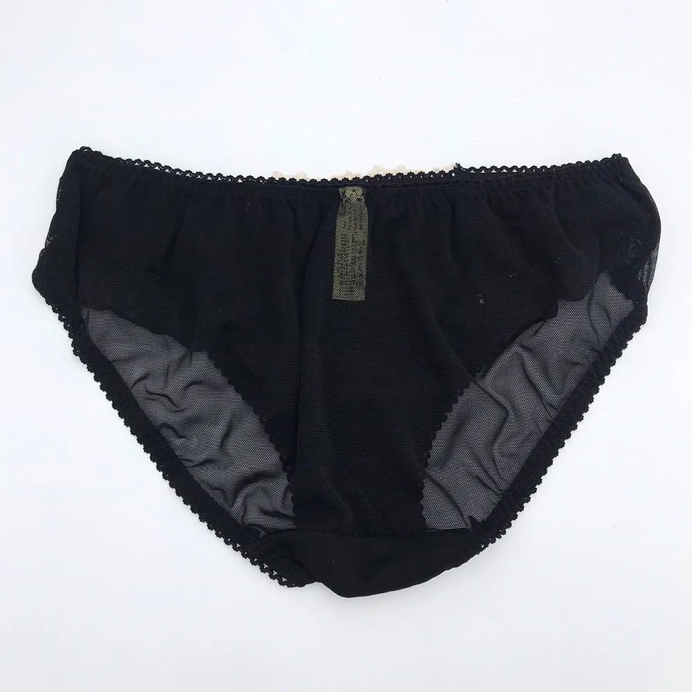 SKINN INTIMATE Black Lace Detail Panty (Made in korea)