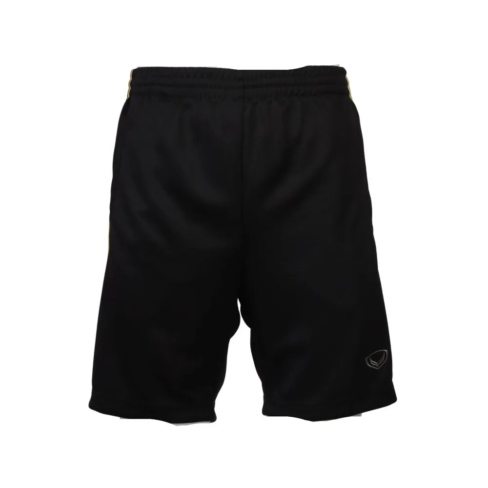 GRAND SPORT Black-Yellow Shorts Pants (002961)