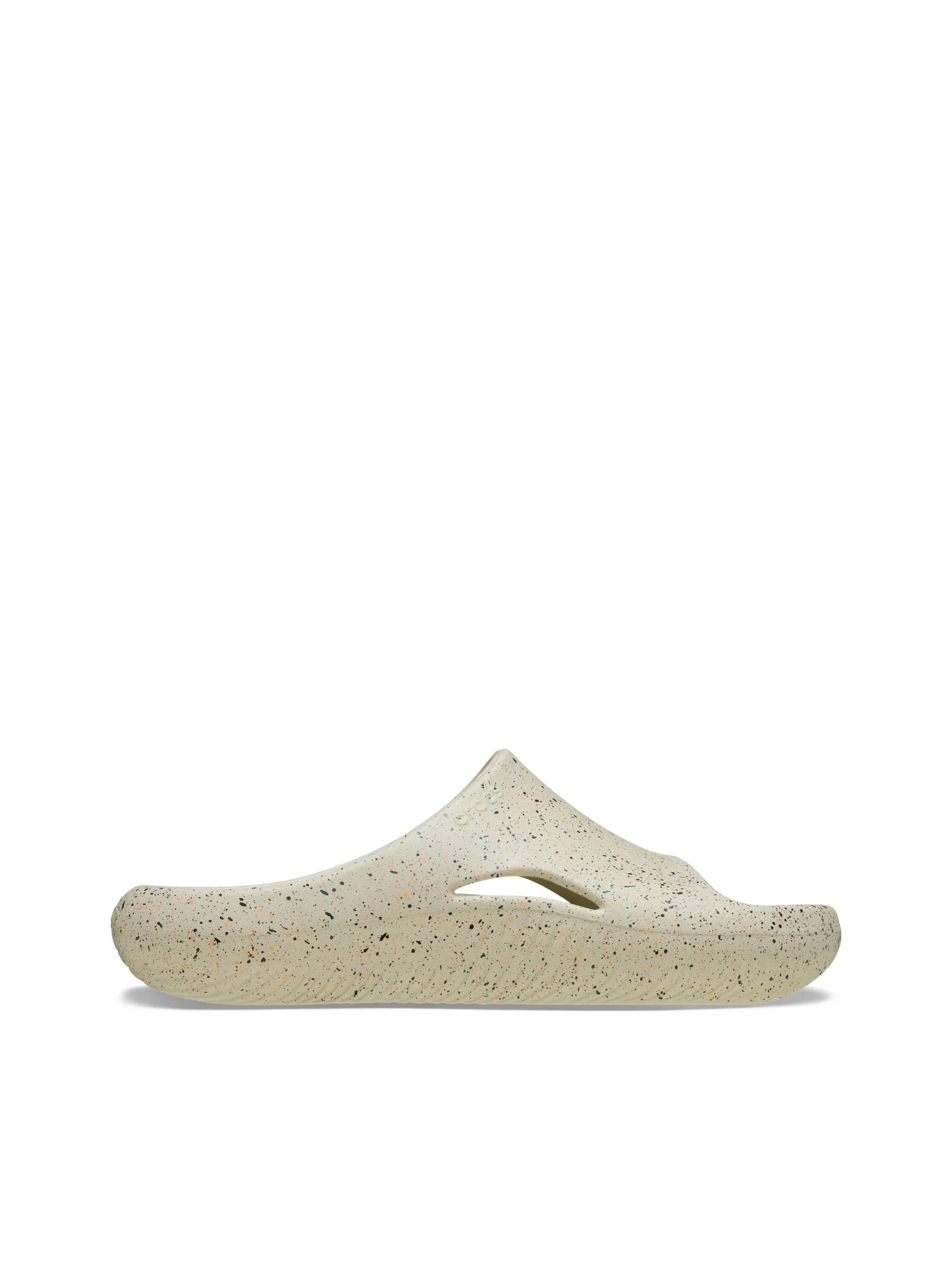 CROCS UNISEX MELLOW RECOVERY SPECKLE SLIDE - SANDSTONE