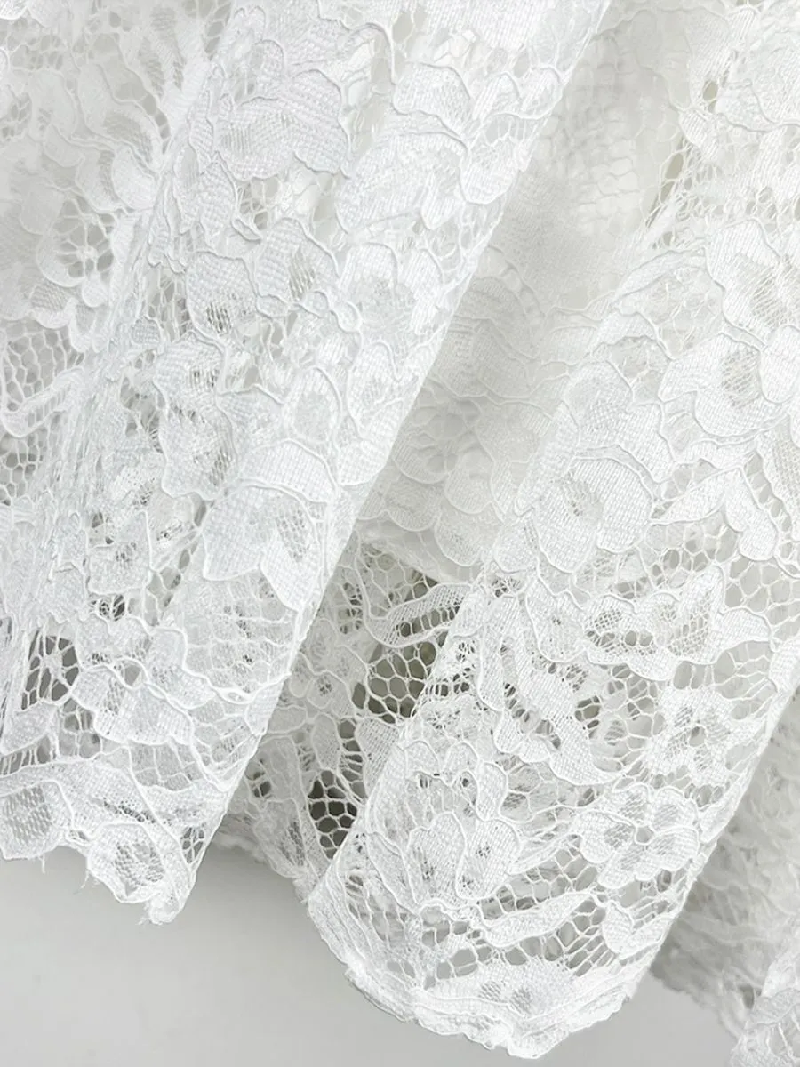 ICONIC WOMAN WHITE THAI ARUN SKIRT