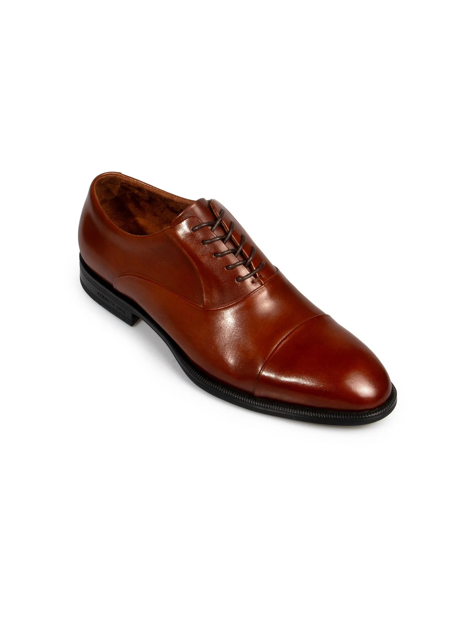 KENNETH COLE MEN DRESS SHOES REBOUNDPOD LACE UP D / COGNAC