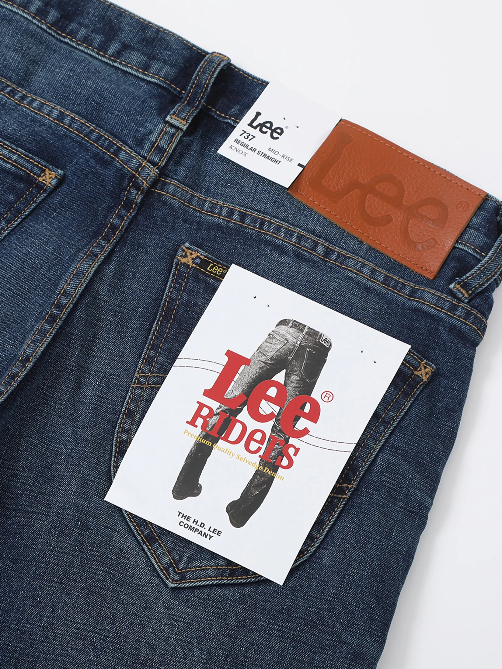 LEE Men s Jeans Lee Riders Collection Mid Knox Fit Dark Indigo