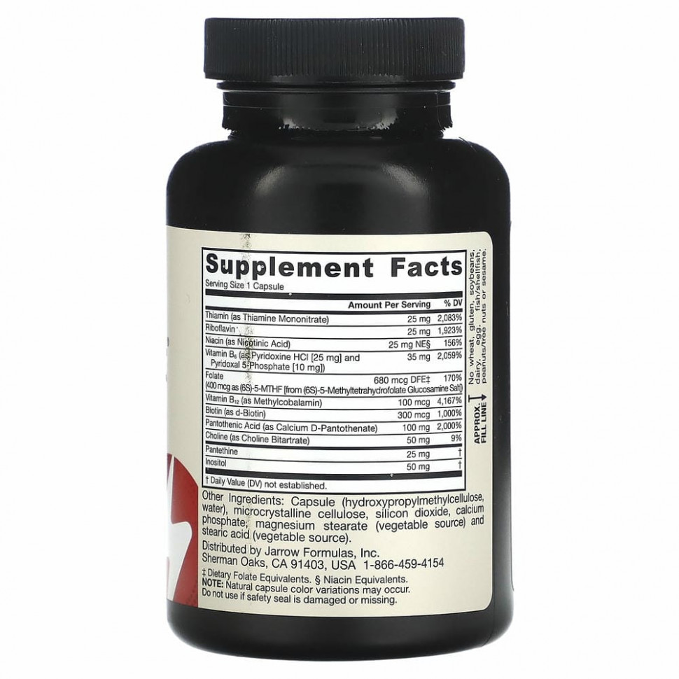 Jarrow Formulas, B-Right, 100 вегетарианских капсул