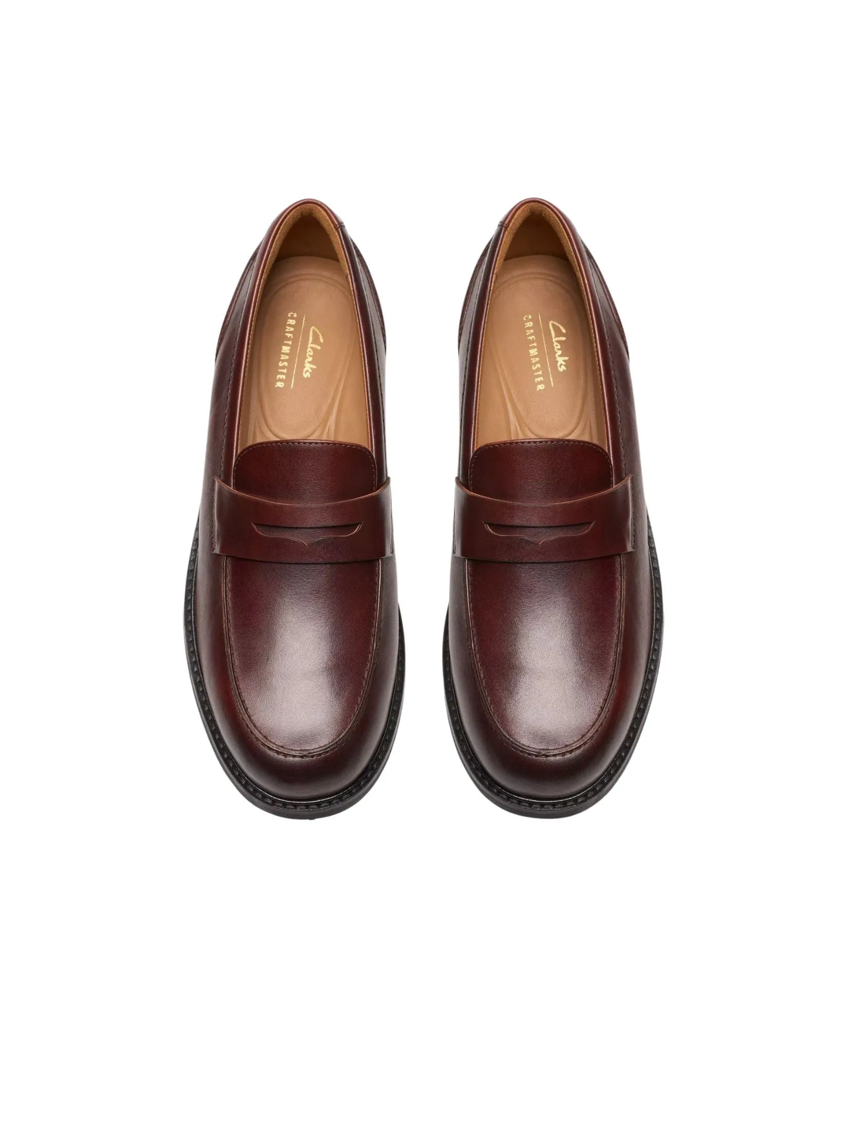 CLARKS CRAFTARLO LO Tan Leather Men’s Leather Loafers