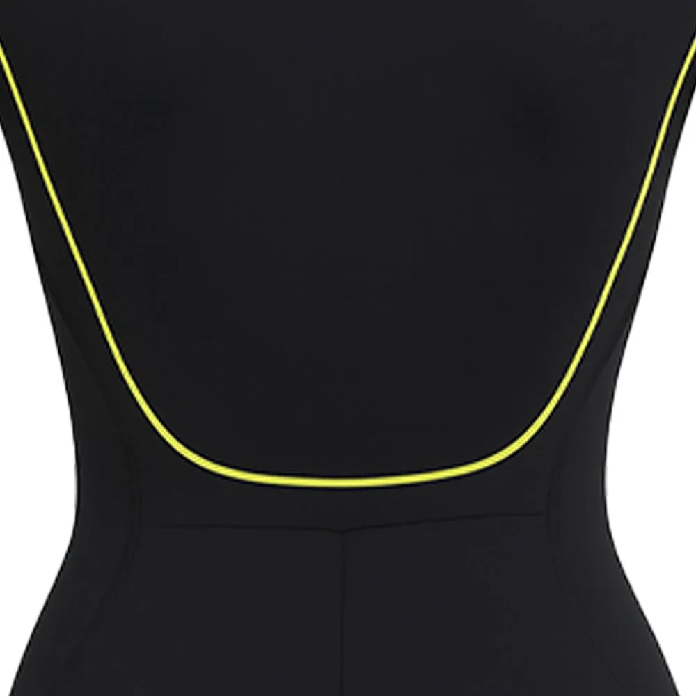 SPEEDO Hero 6.0 Short Sleeve One Piece (Aurora Shaping) Women Swimsuit Black - SP111SP873ENTH