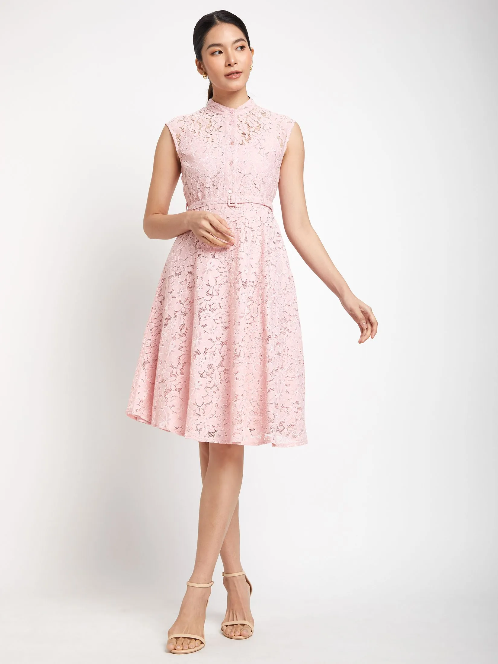 EXPRESSIONS Women Dress Cap Sleeves Floral Print