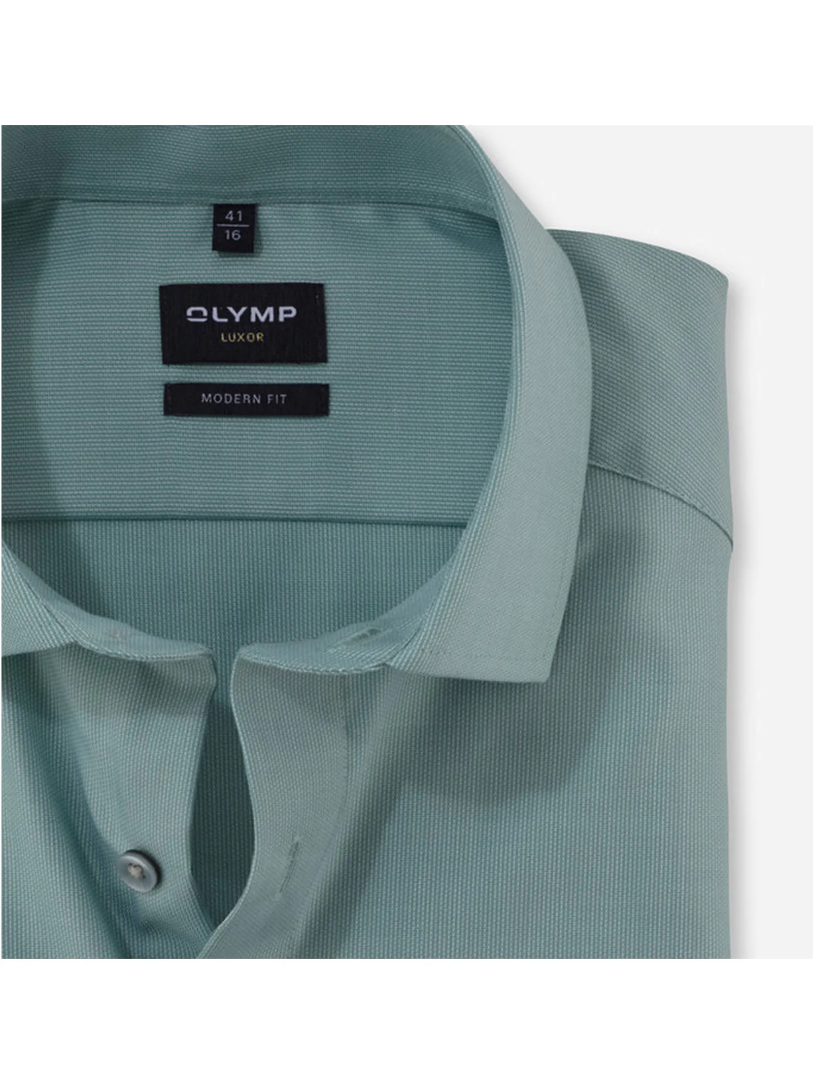 OLYMP MEN S SHIRT LONG SLEEVES BUSINESS SHIRT MODERN FIT EASY IRON NAVY GREEN