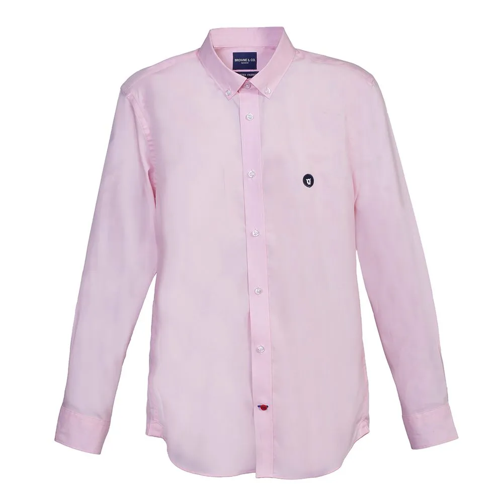 BROWNE & CO. Pink Button Down Long Sleeves Shirt