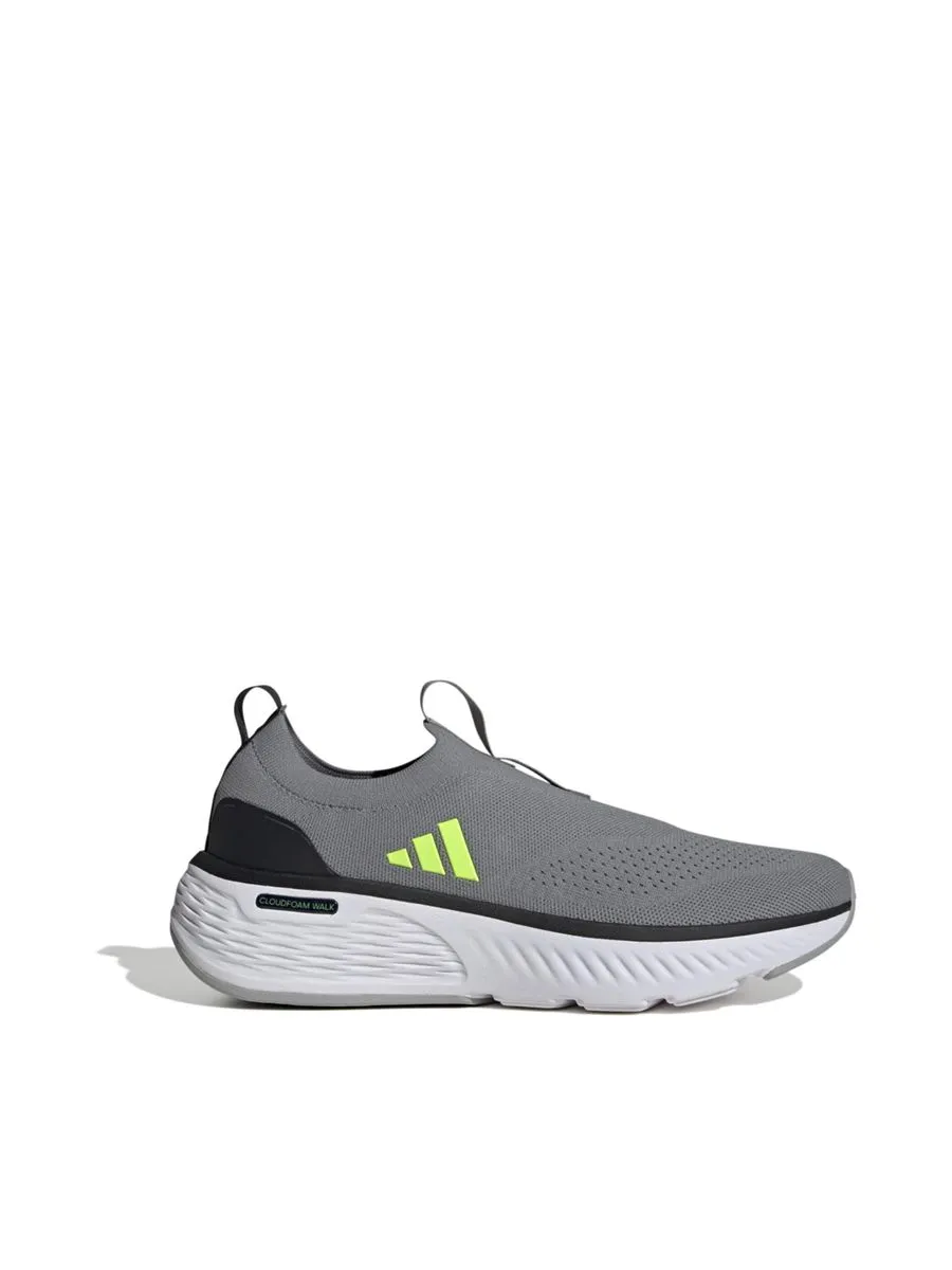 ADIDAS Men Sneakers Cloudfoam Go Sock Grey Three / Lucid Lemon / Grey Two