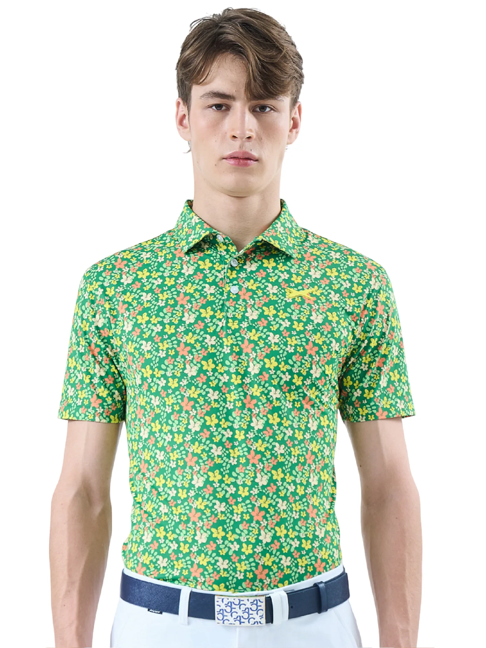 XOLO Green MEN LIBERTY PRINTERD POLO (040118)