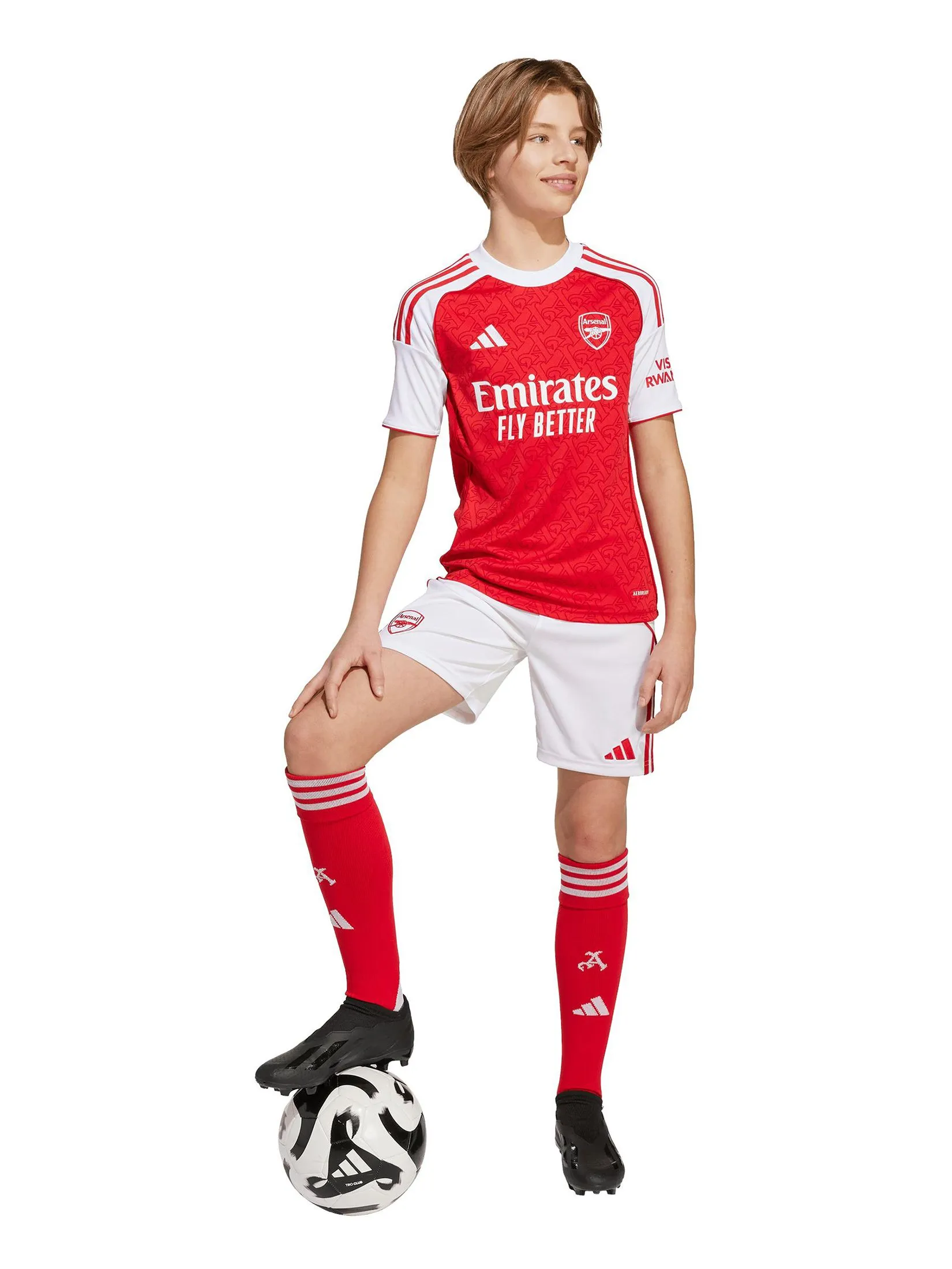 ADIDAS KIDS Unisex Kids Shorts Arsenal 25/26 Home White