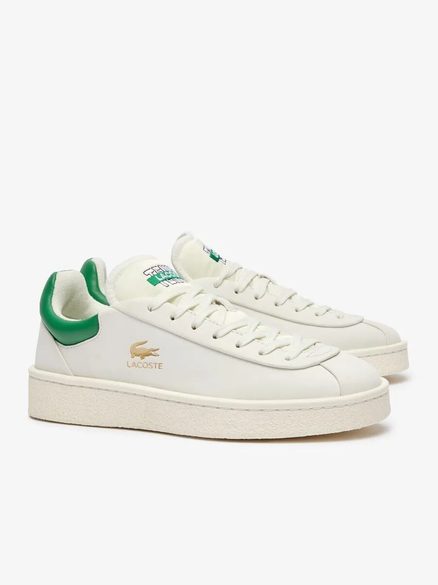 LACOSTE White Women’s Baseshot Premium Leather Trainers