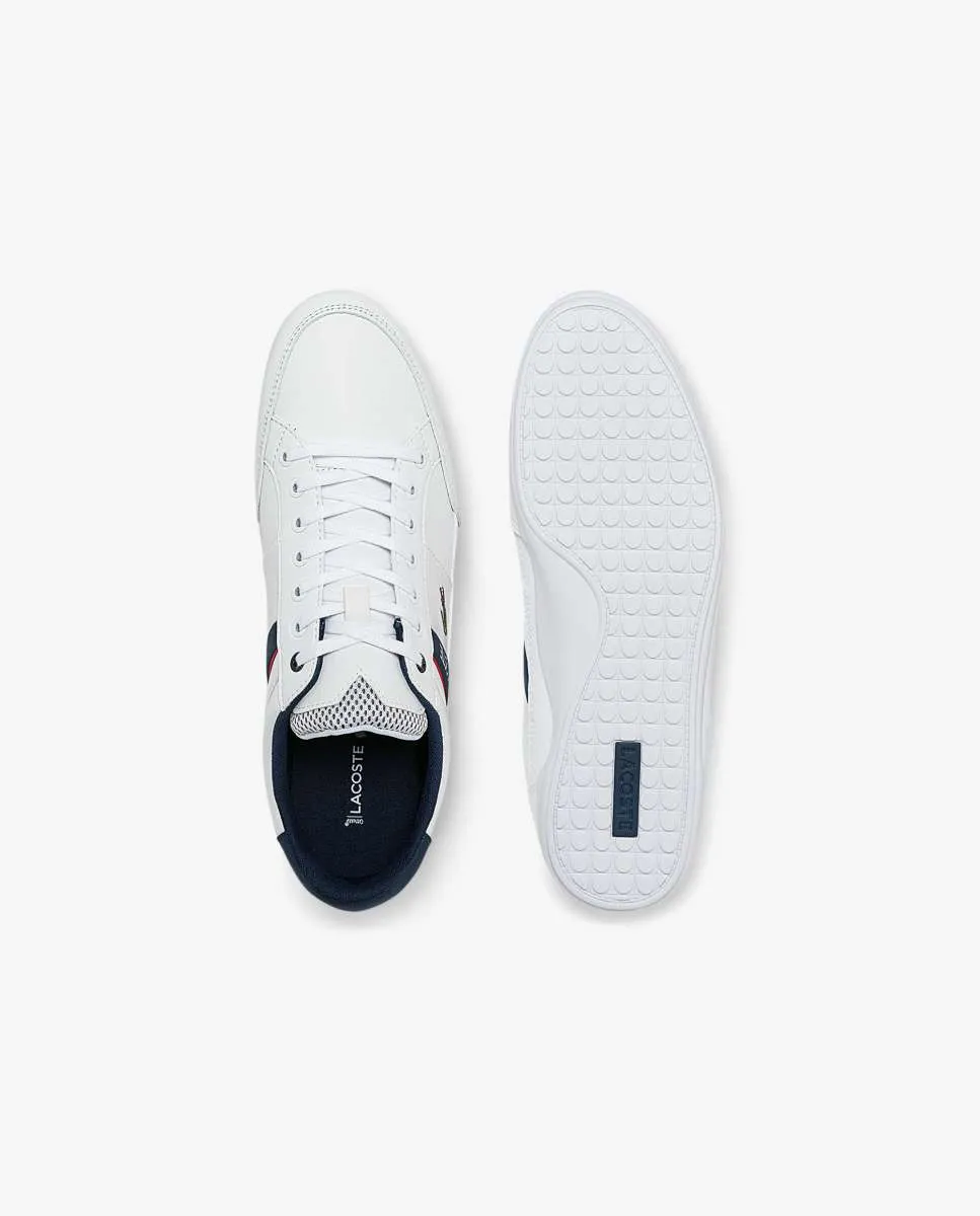 LACOSTE Men’s Chaymon Textile and Synthetic Trainers White