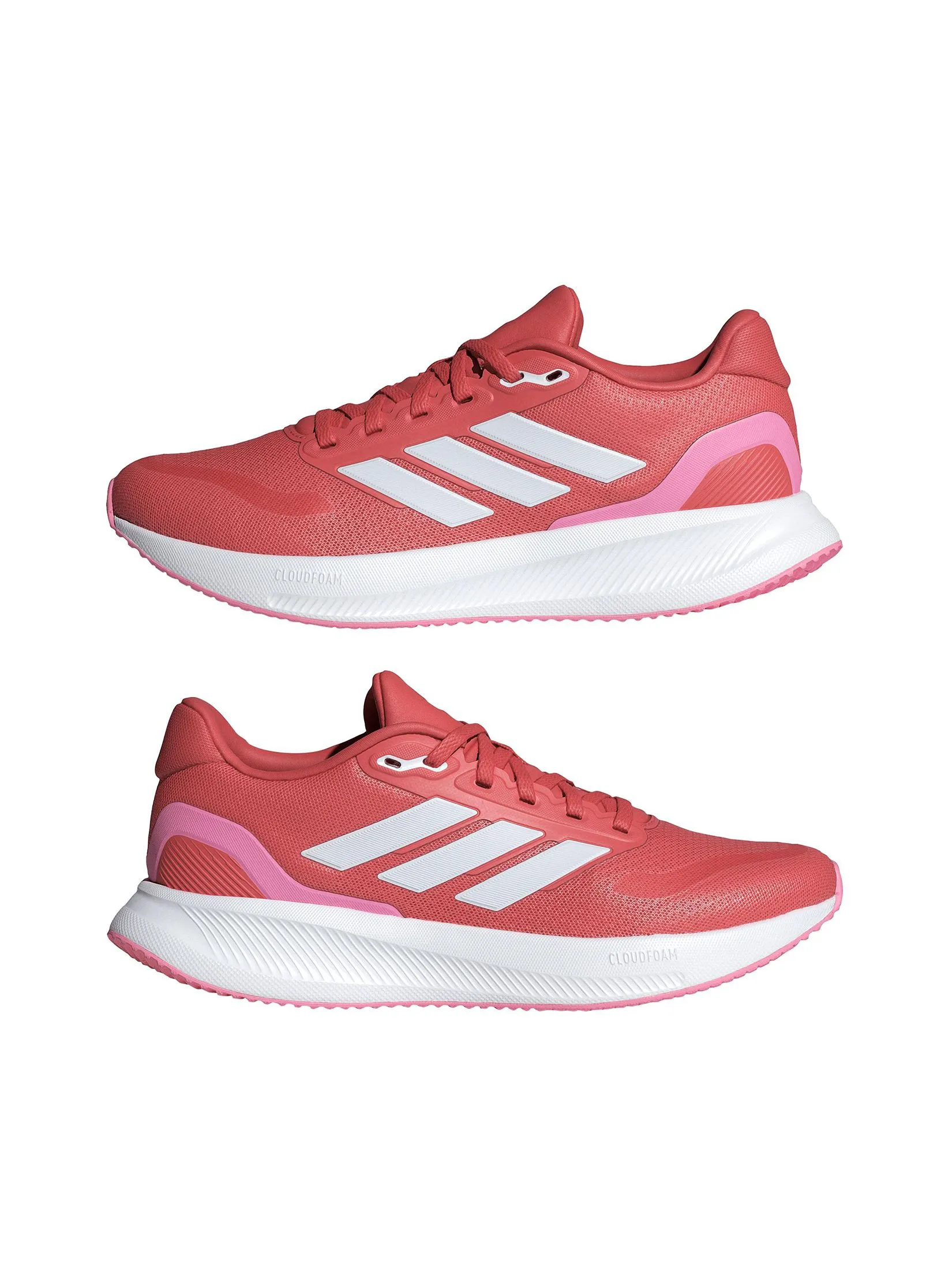 ADIDAS Women Running Shoes Runfalcon 5 JI3389 Red / Better Scarlet / Bliss Pink / Ftwr White