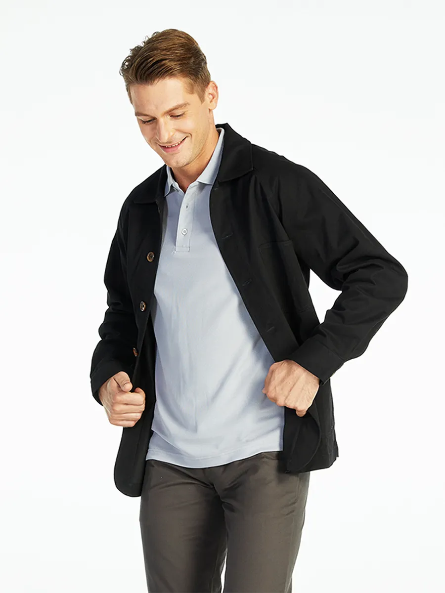 ELLE HOMME MEN JACKET MMJR701 - BLACK