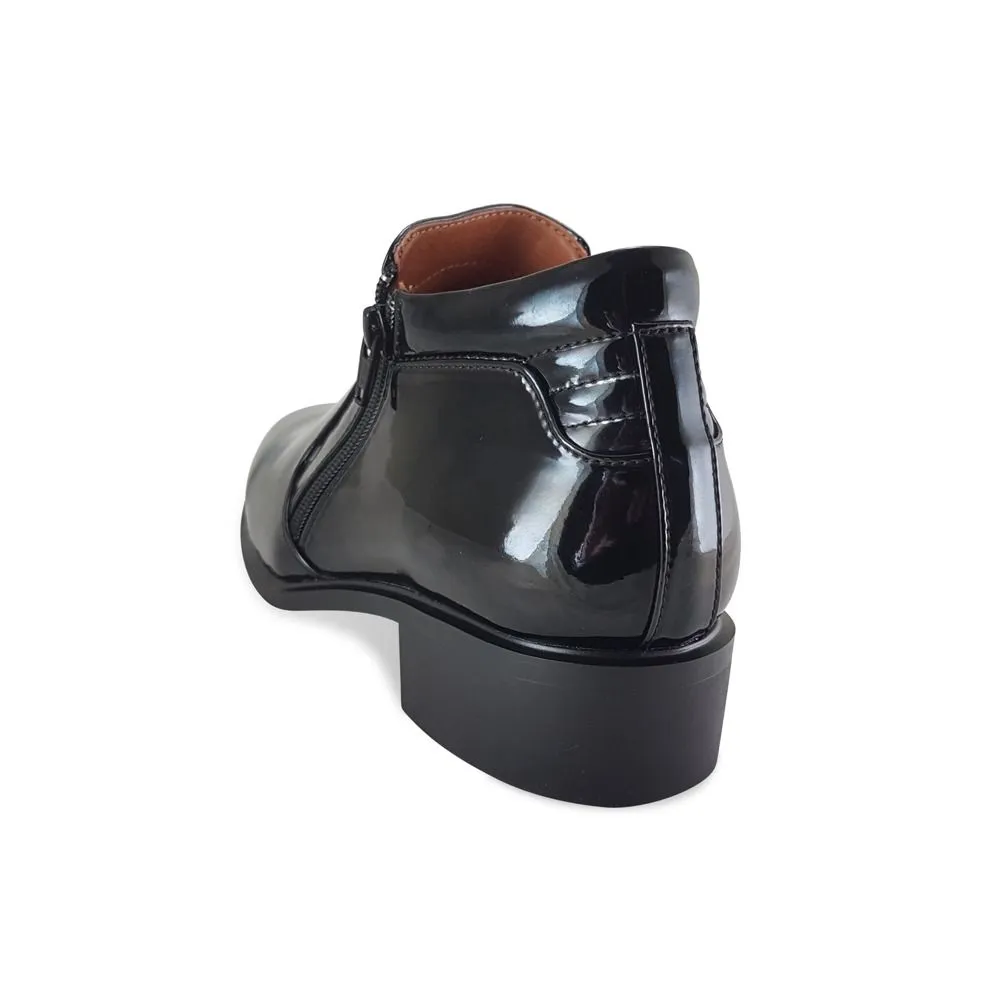 FREEWOOD SHOES Double zips boot-black