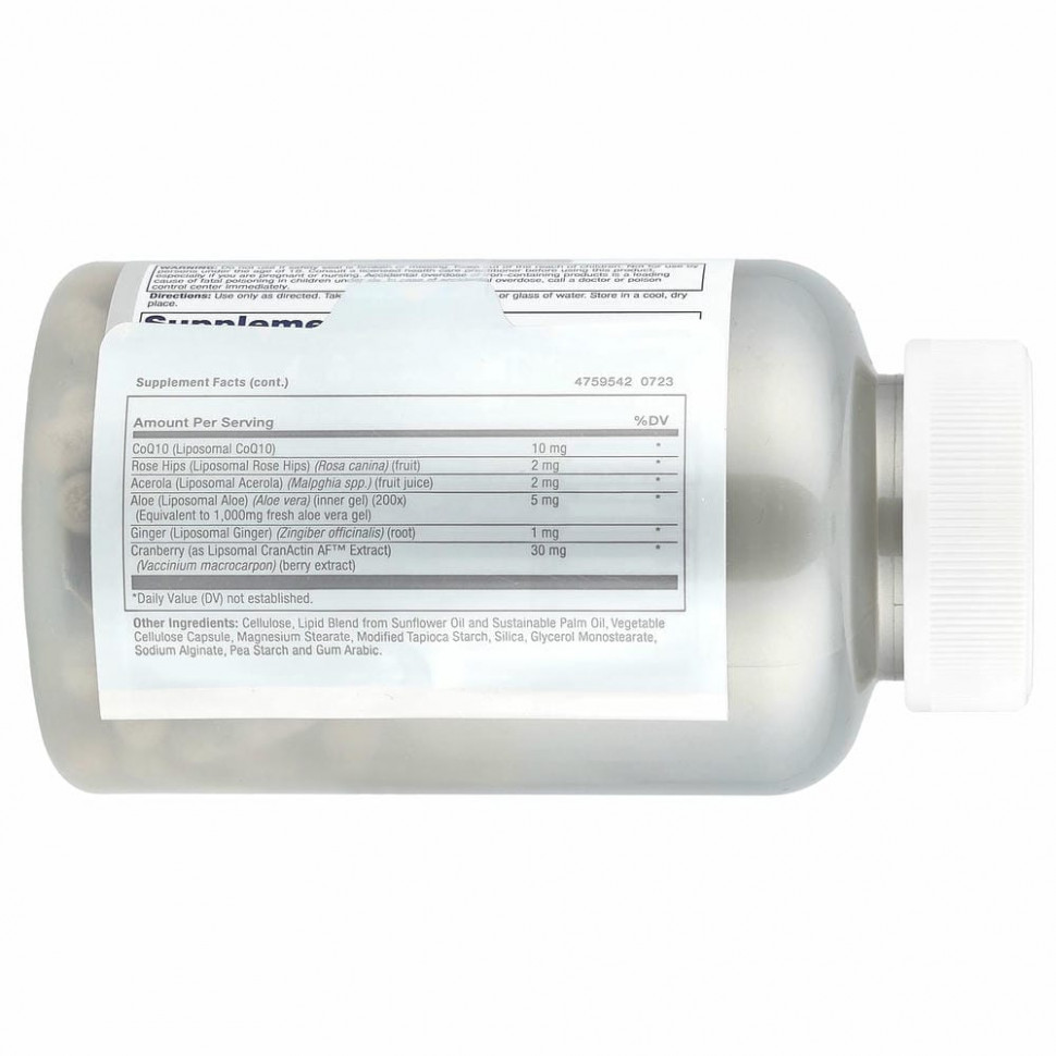 Solaray, Высокоэффективные липосомальные мультивитамины для женщин старше 50 лет, 120 растительных капсул