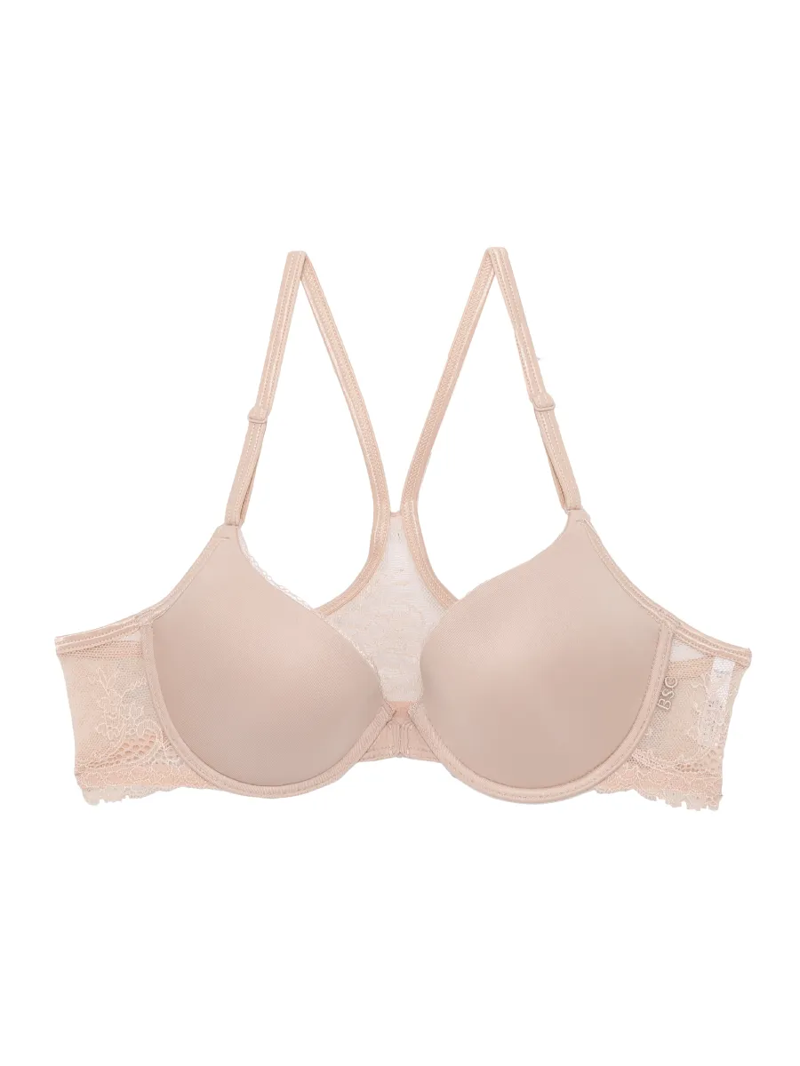 BSC LINGERIE Women lace Front Hook Bra BB6629 BEIGE
