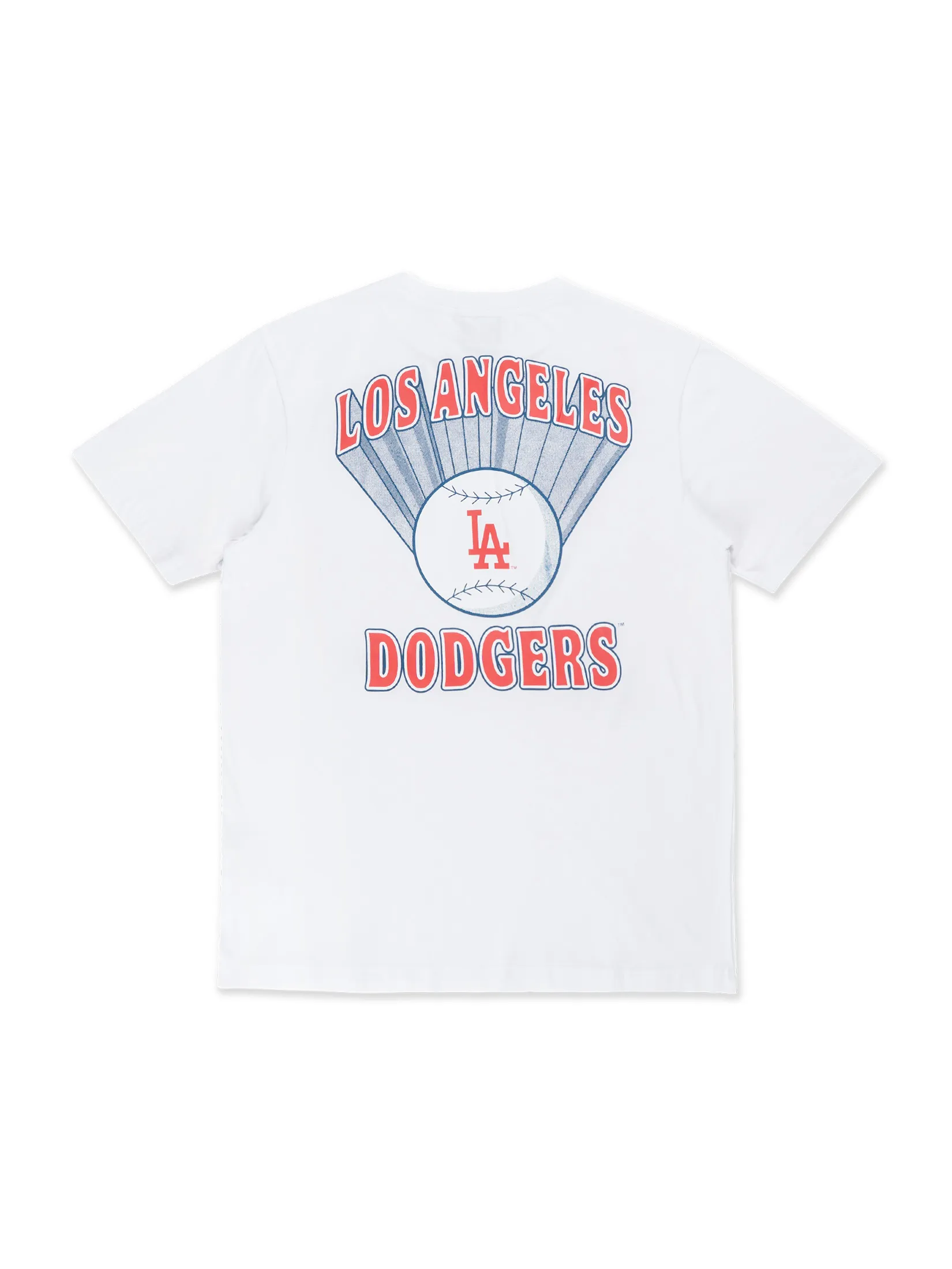 NEW ERA UNISEX SHORT SLEEVE TEE ESSENTIAL LOS ANGELES DODGERS WHITE