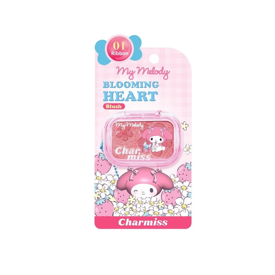 #Charmiss Blooming Heart Blush 01 - 01 Pink Highlighter Ribbon