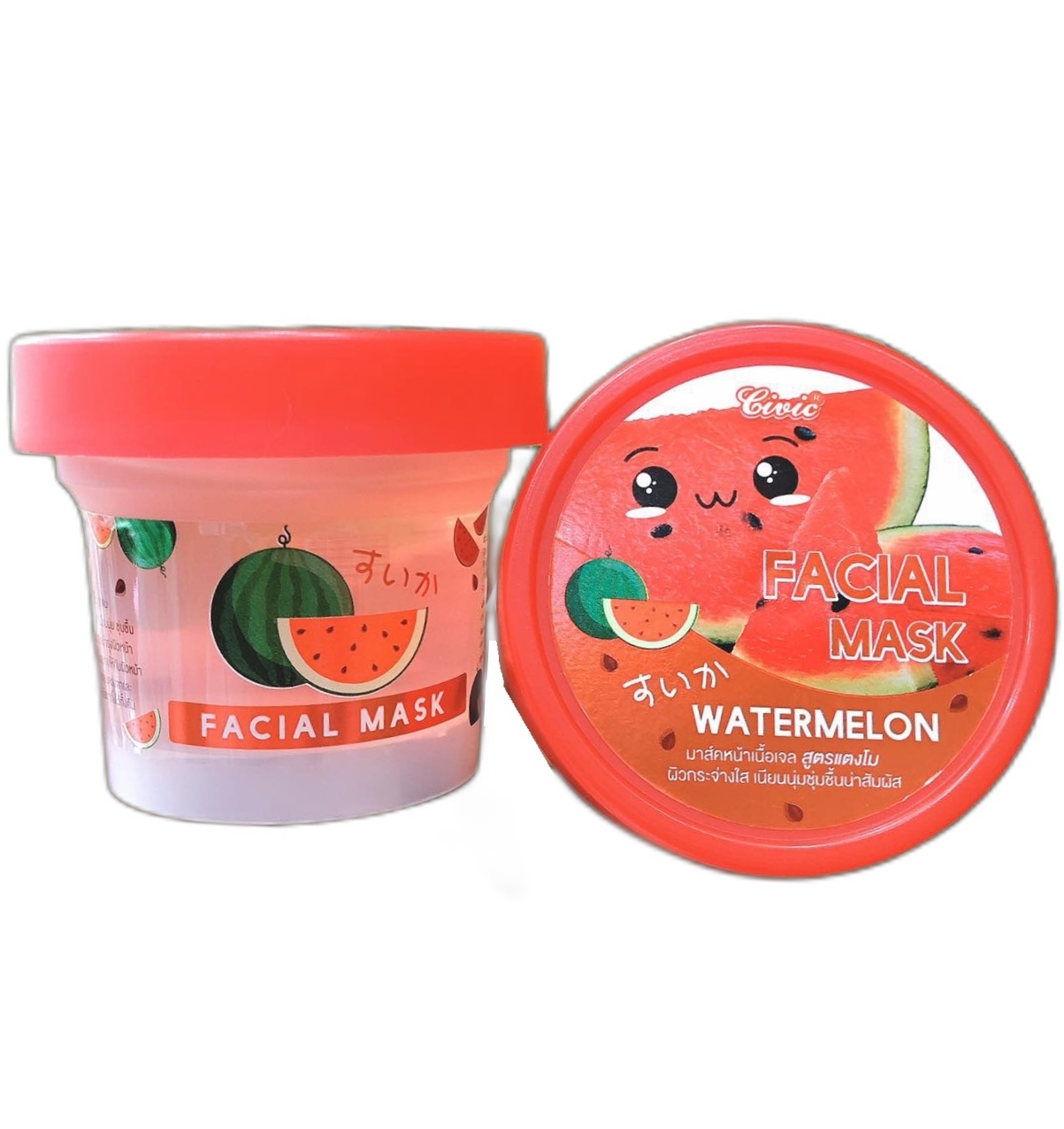 Гелевая маска для лица с арбузом Civic 100 мл