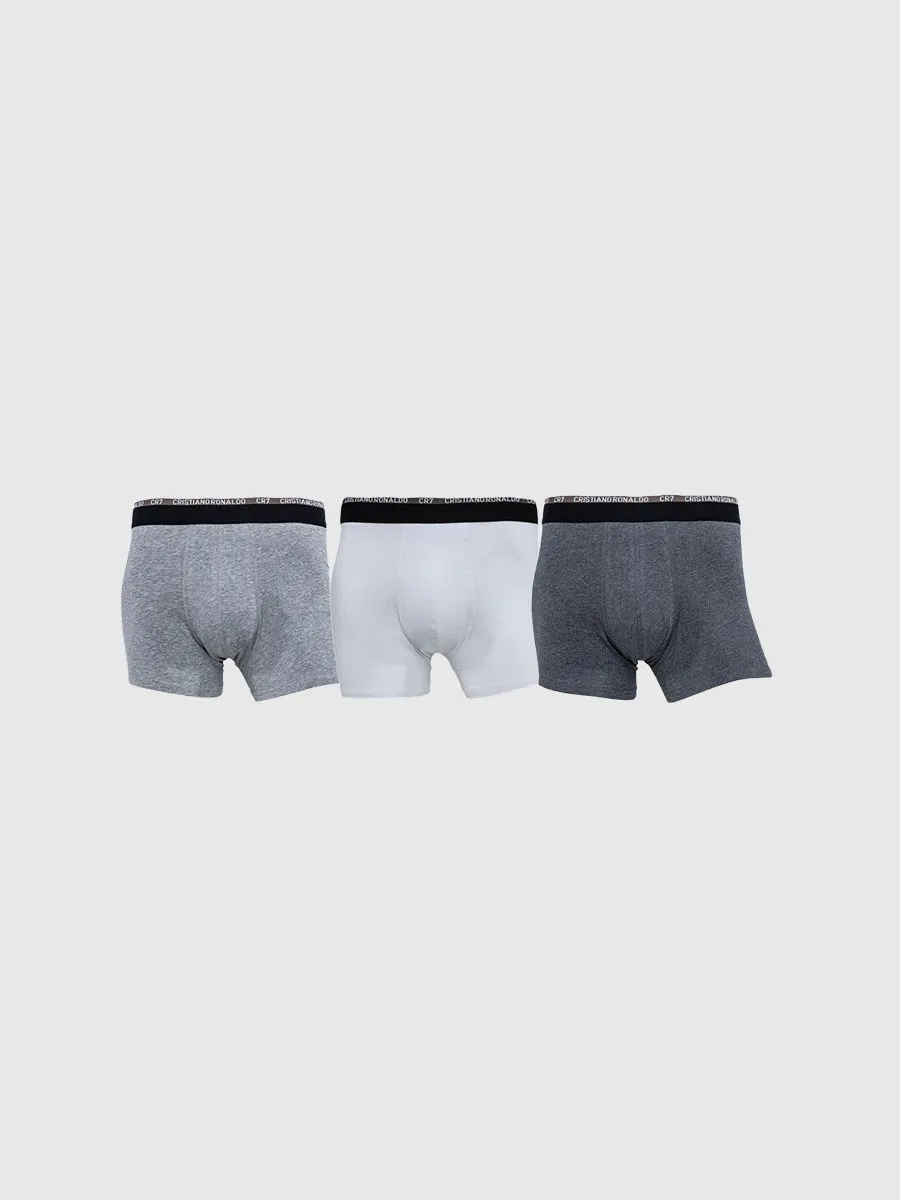 CR7 Men Basic, Trunk Multicolour Pack 3 pcs.