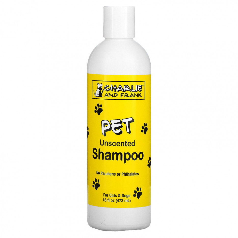 Charlie & Frank, шампунь для животных, без запаха, 473 мл (16 жидк. унций)