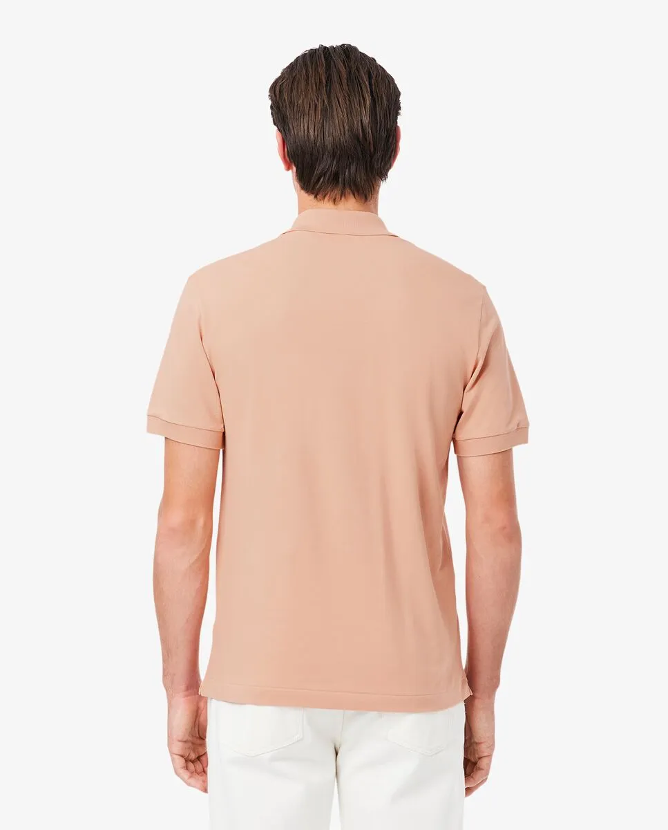 LACOSTE Classic Fit L.12.12 LIGHT Piqu  Polo Shirt Beige