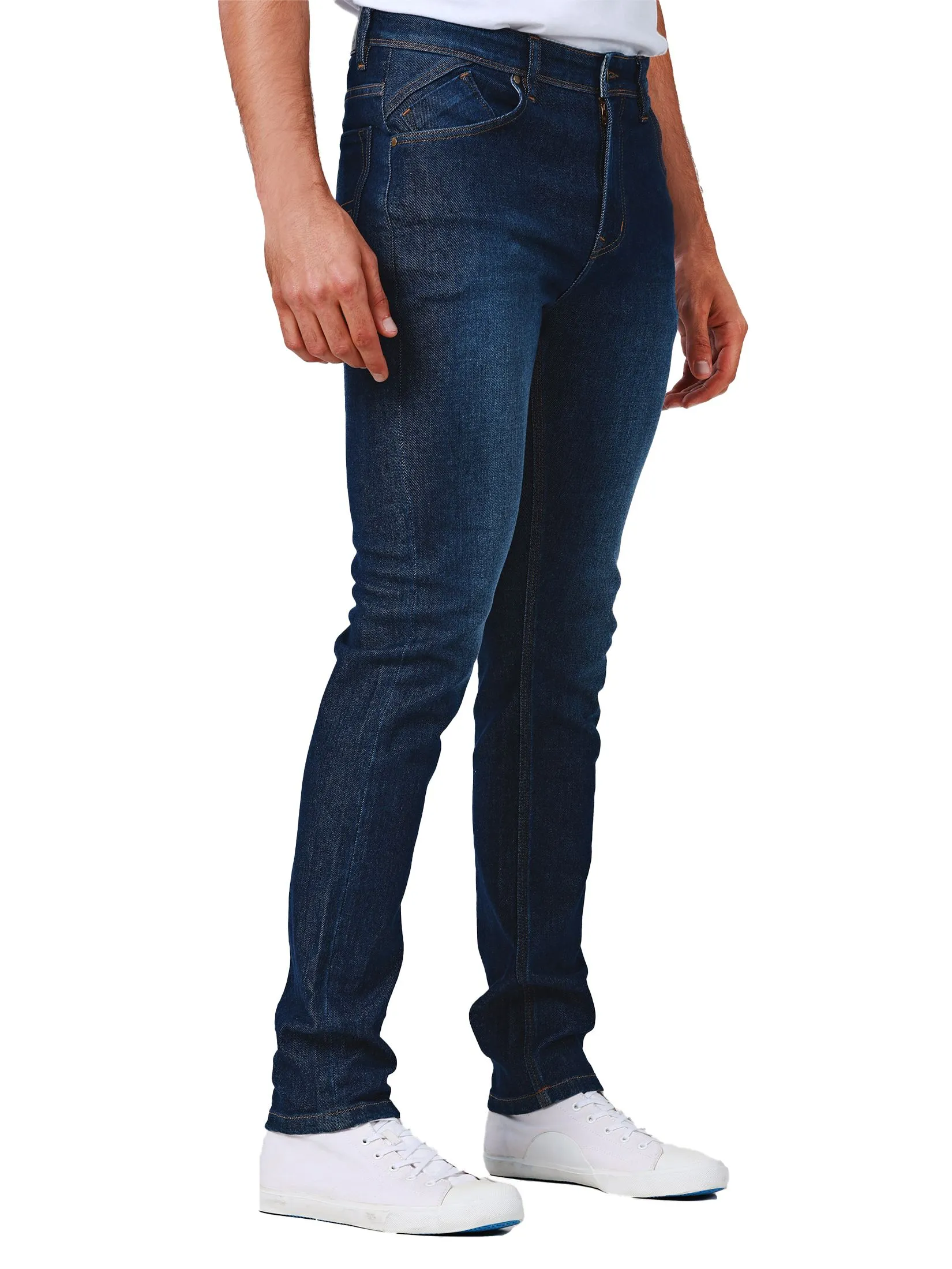 JOHN HENRY Men's Jeans (Slim Fit) DENIM Mid Indigo