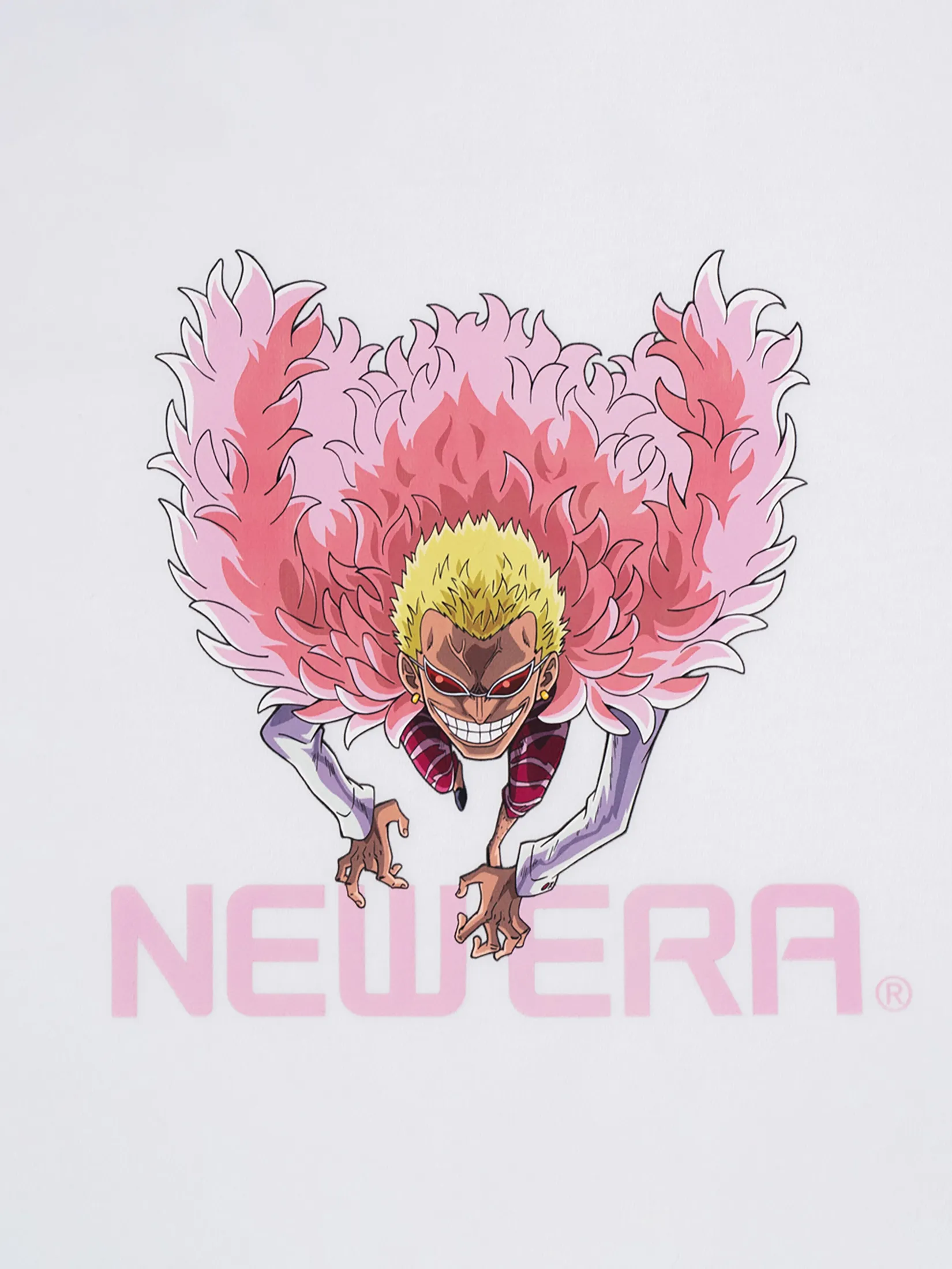 NEW ERA UNISEX SHORT SLEEVE TEE NEW ERA x ONE PIECE WHITE