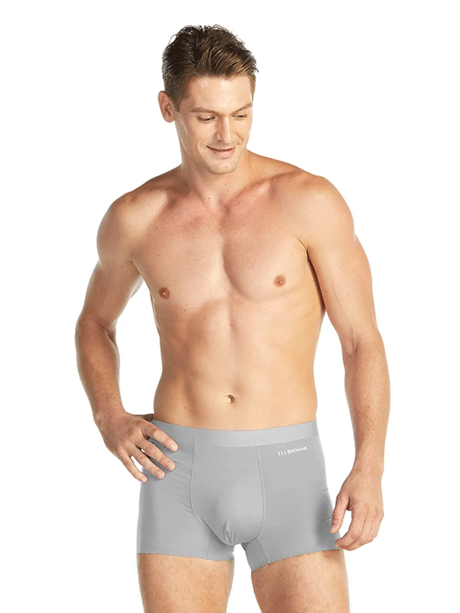 ELLE HOMME MEN TRUNK UNDERWEAR KUT2911 PACK1 KUT2911LG - GREY