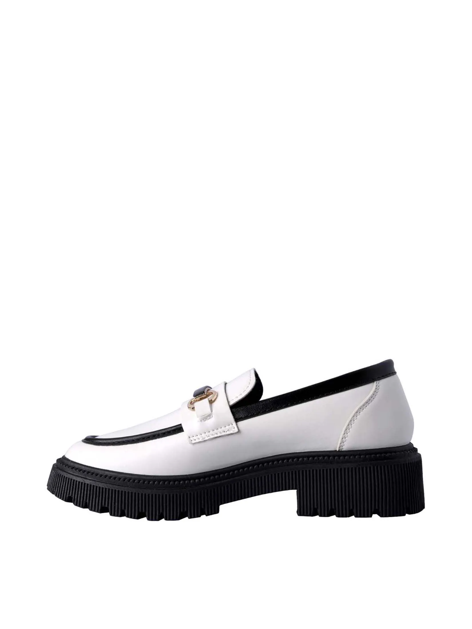 VILLAINS SF LOFTY Chunky Loafers WHITE