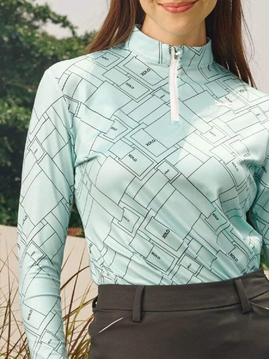 XOLO Green WOMEN XOLO CIRCUIT POLO(040106)