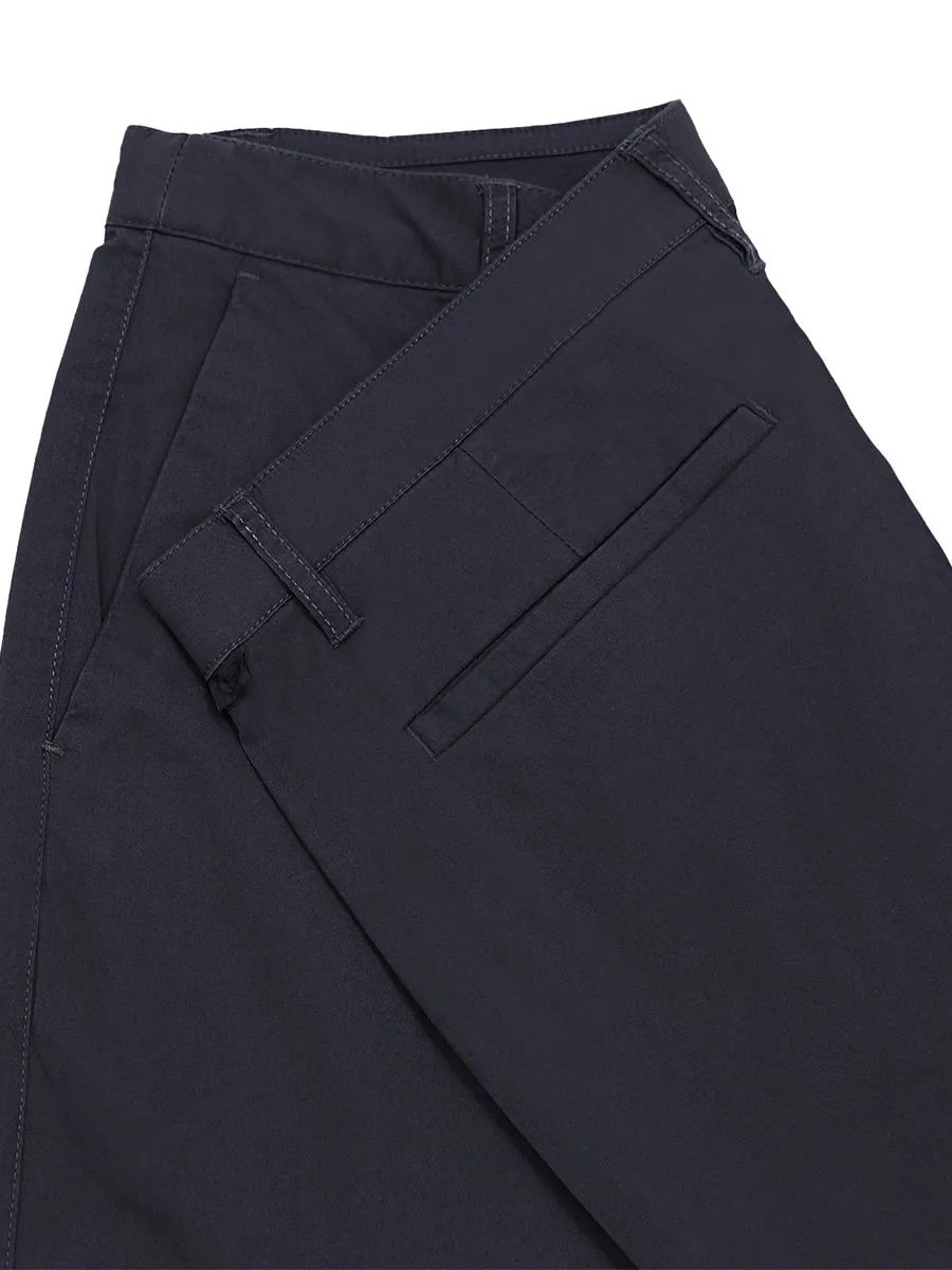 GIORDANO Men's Low-Rise Twill Pants (180 Waistband) Atom Grey