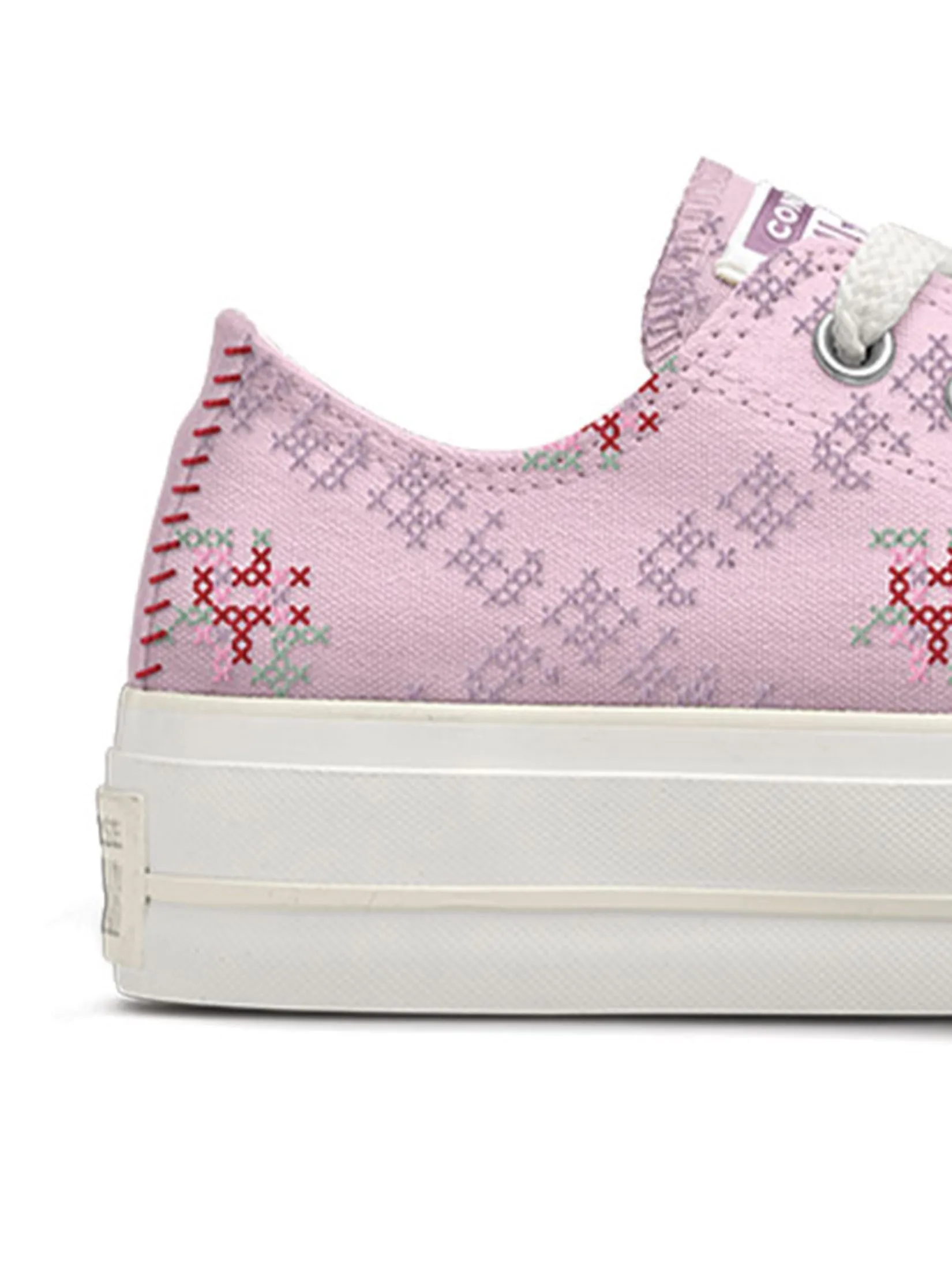 CONVERSE Women Sneakers Ctas Lift Spring Refresh: Floral Ox Pink Summit Pink/Vintage White/Egret