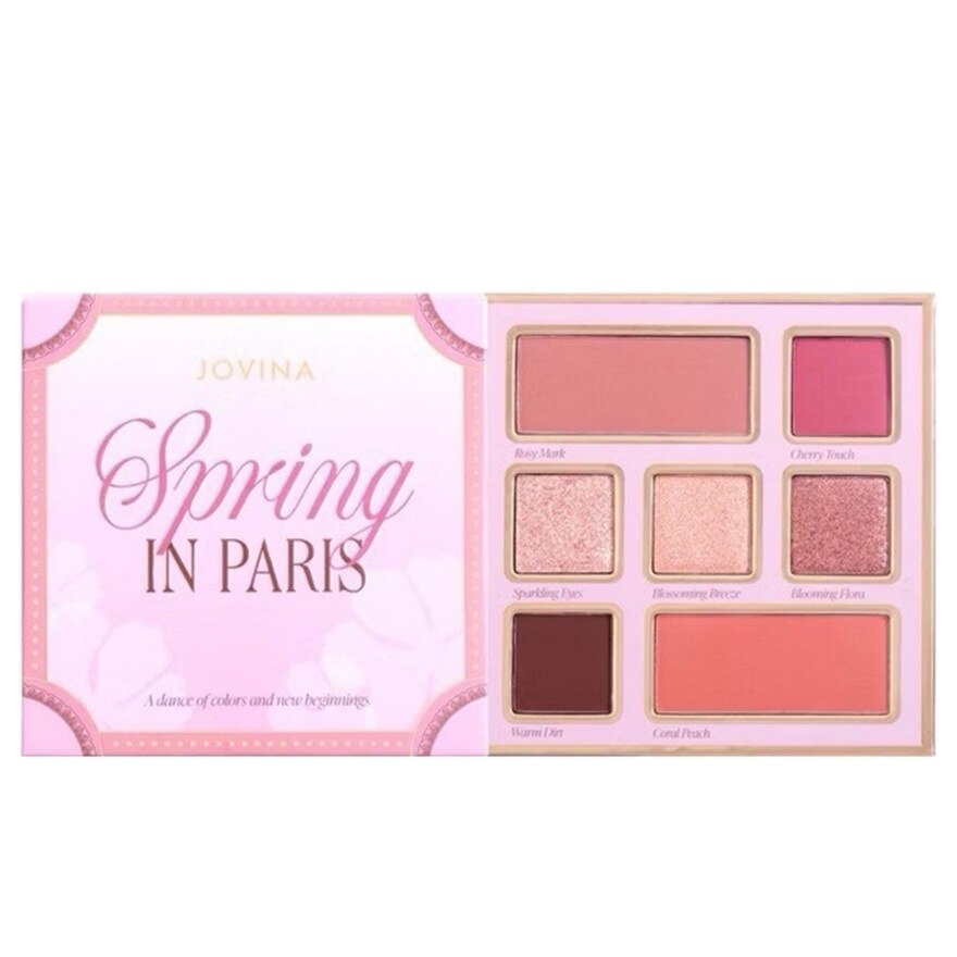 Jovina Spring in Paris Eye Palette 14.5g. - Spring in Paris