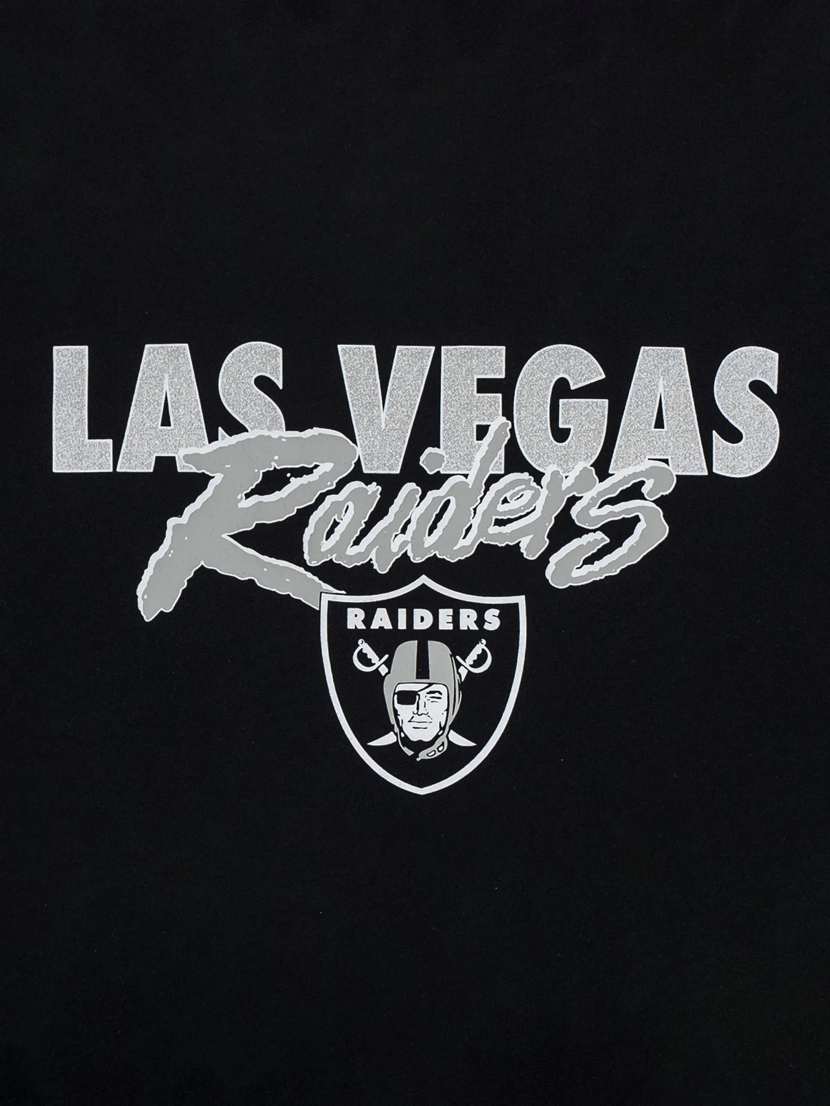 NEW ERA UNISEX SHORT SLEEVE TEE ESSENTIAL LAS VEGAS RAIDERS BLACK