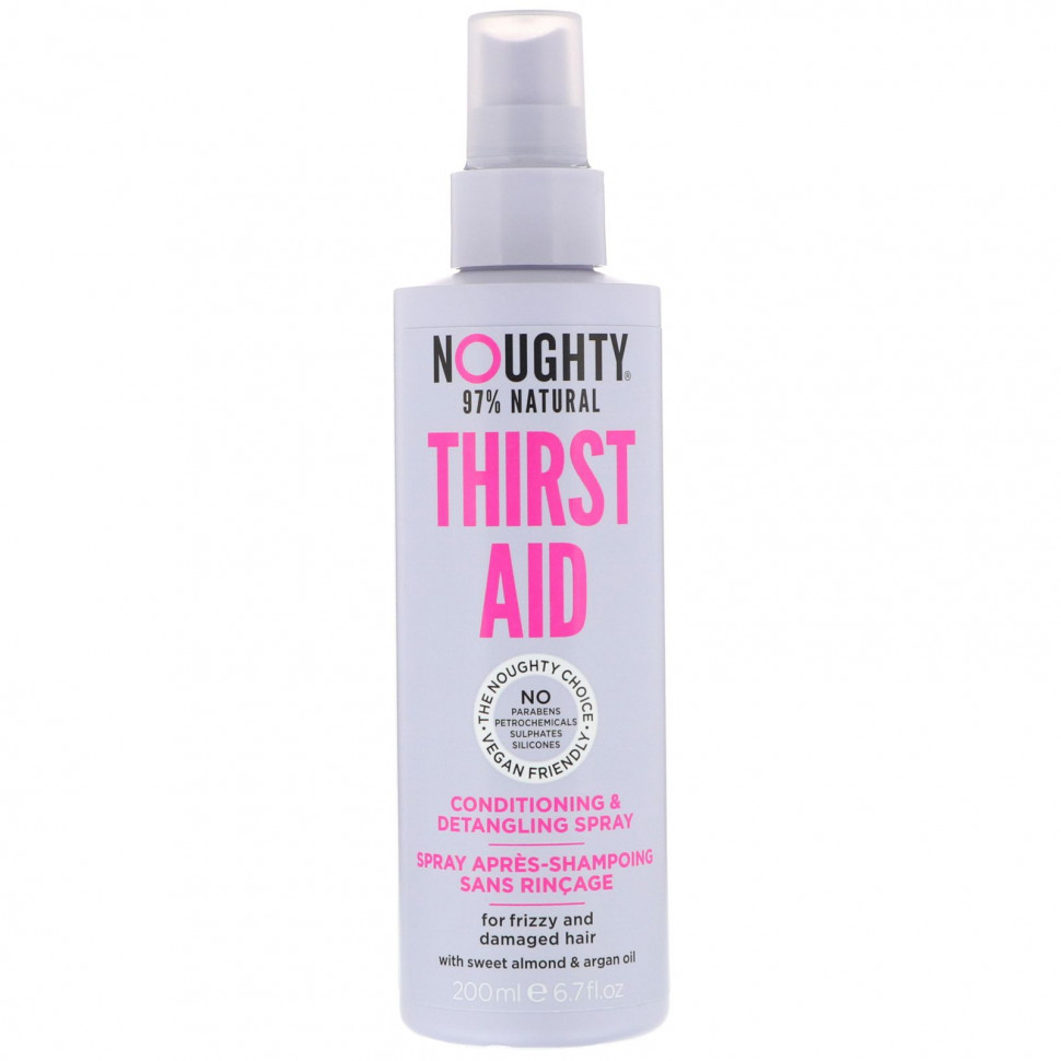Noughty, Thirst Aid, ухаживающий спрей для распутывания волос, 200 мл