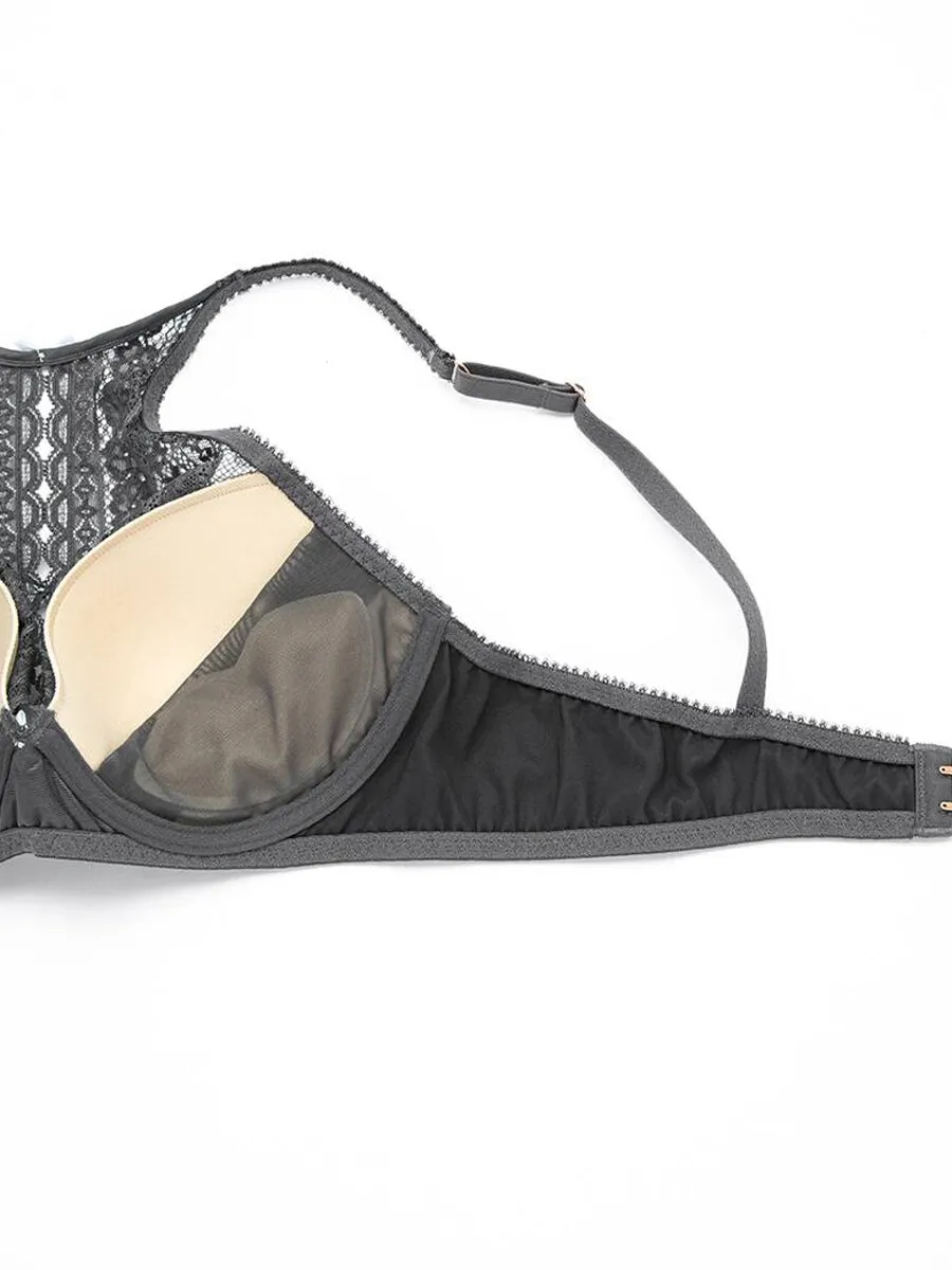 SABINA Maggie Mae Pretty On Me Wired Bra - DarkGrey