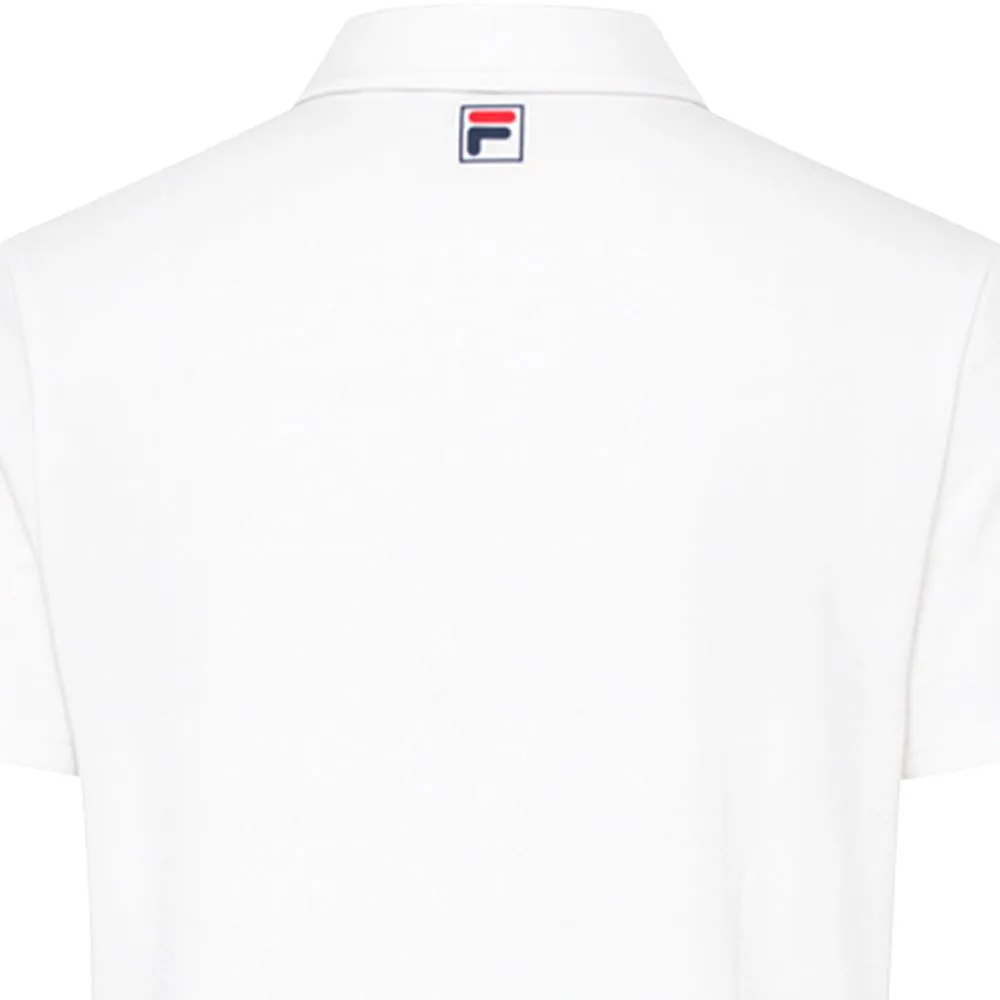 FILA Men Training Polo Shirt Iconic White - FI039AP033ENTH