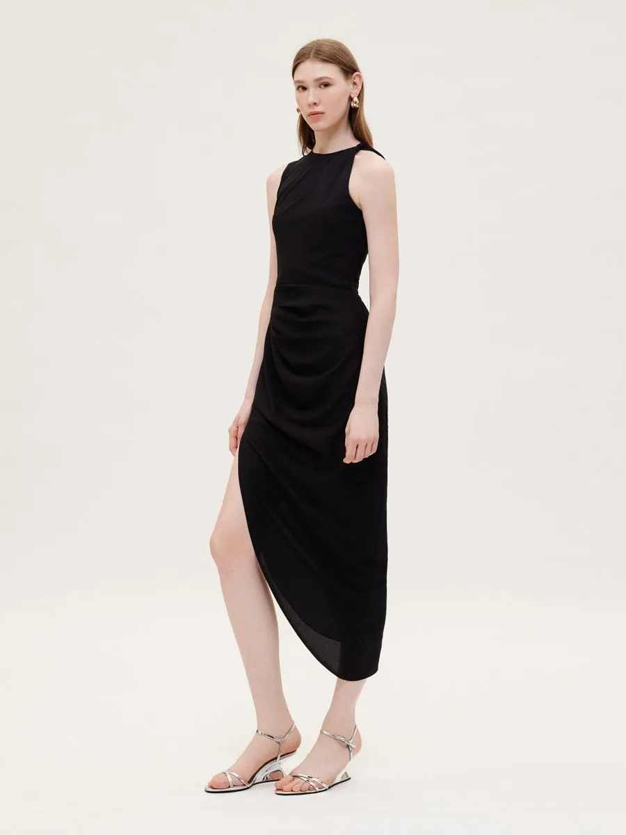 ASV ( SS24 )Kimber Asymmetrical Women Dress Black