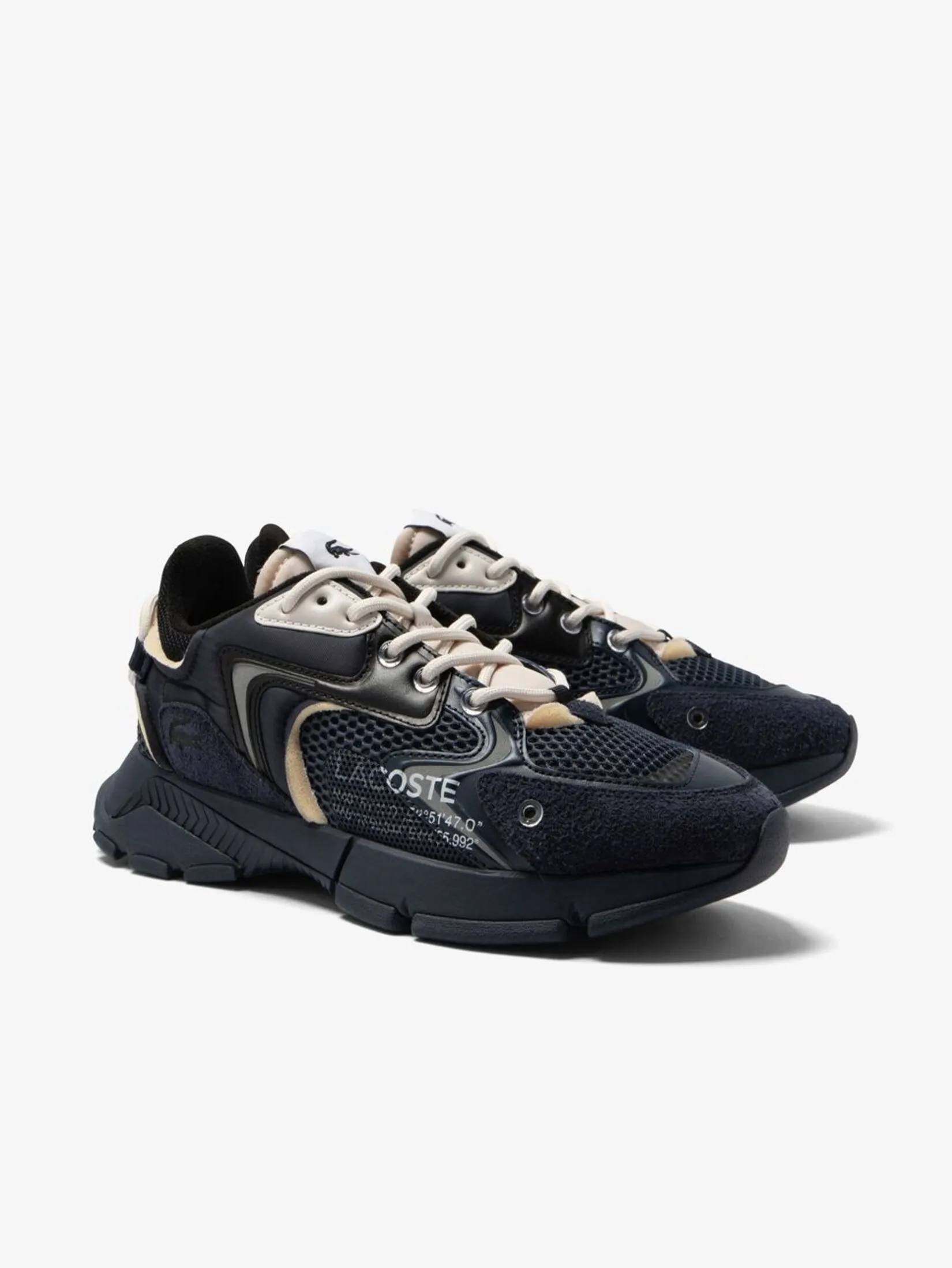 LACOSTE Men’s Lacoste L003 Neo Textile Trainers Black