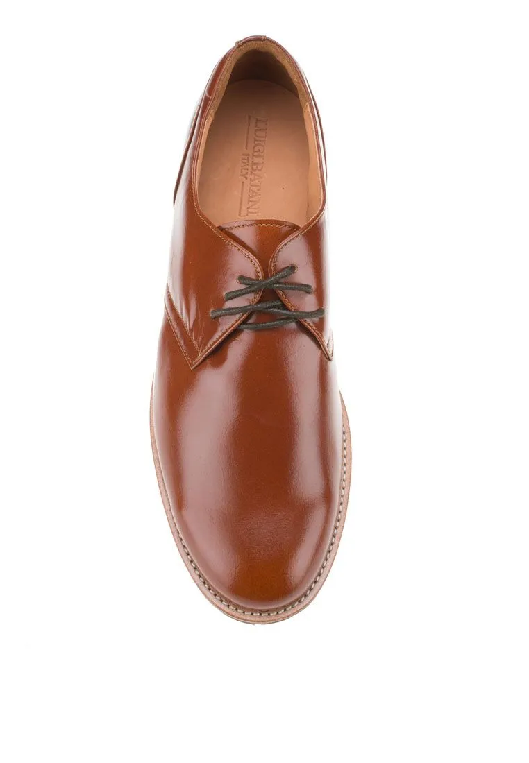 LUIGI BATANI Brown Paul On Formal Lace Up