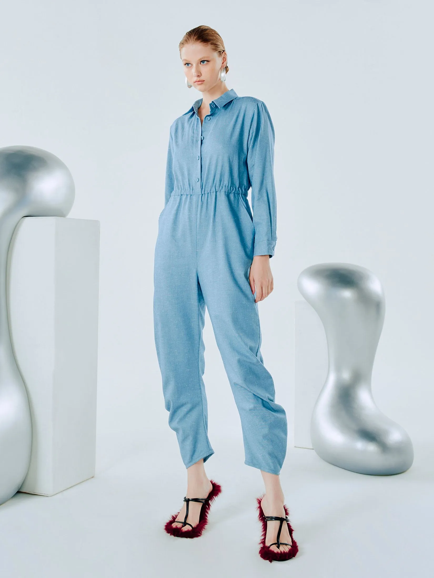 SHAKA Woman Jumpsuit The Melting Blue