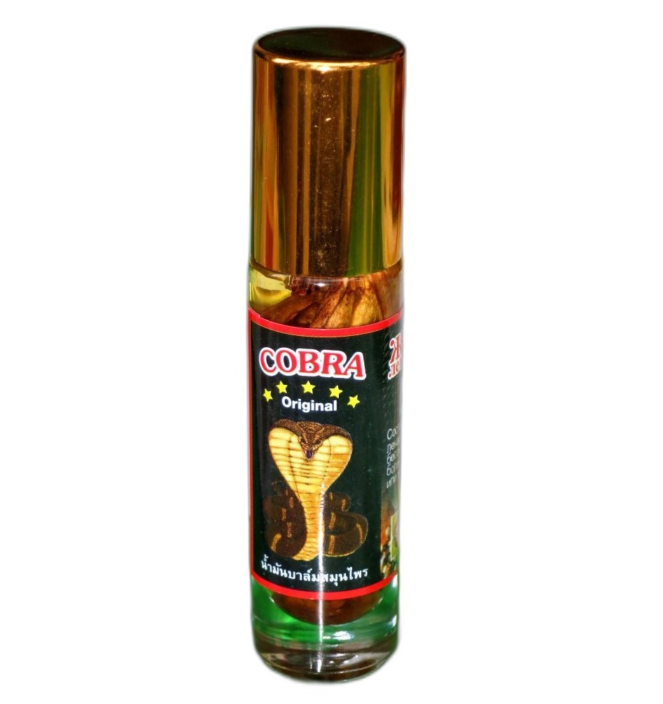 Лечебное масло - ингалятор с травами и ядом кобры