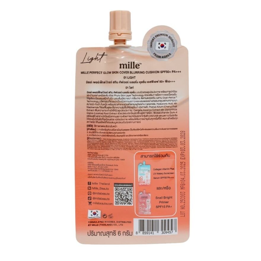 Mille Perfect Glow Cushion SPF50 6g 01