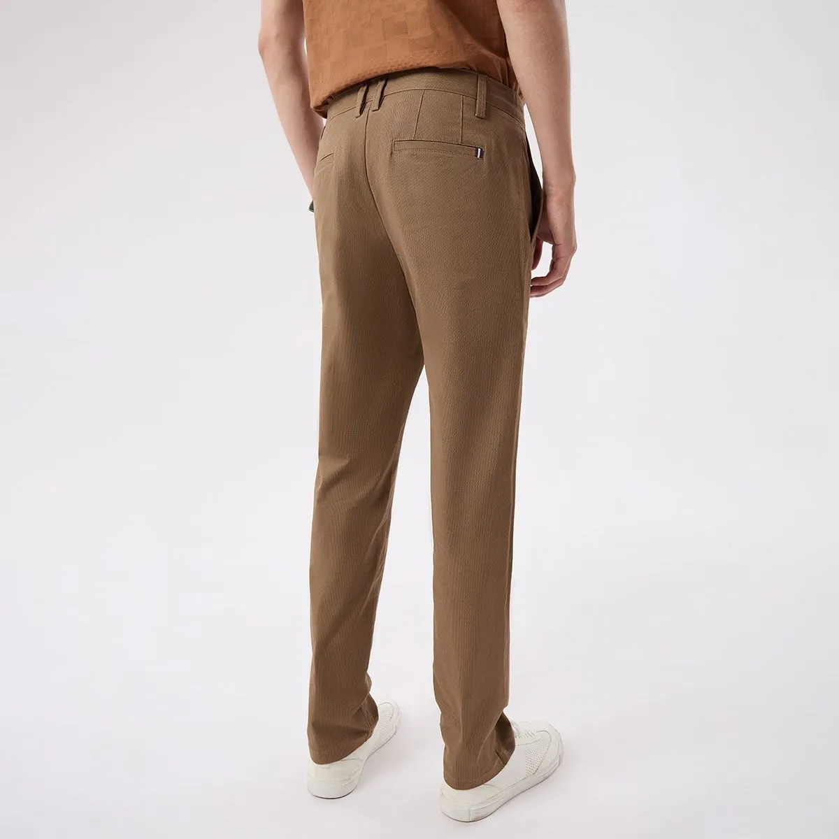 LTD Slim Fit Chino Pants Men Dark Brown