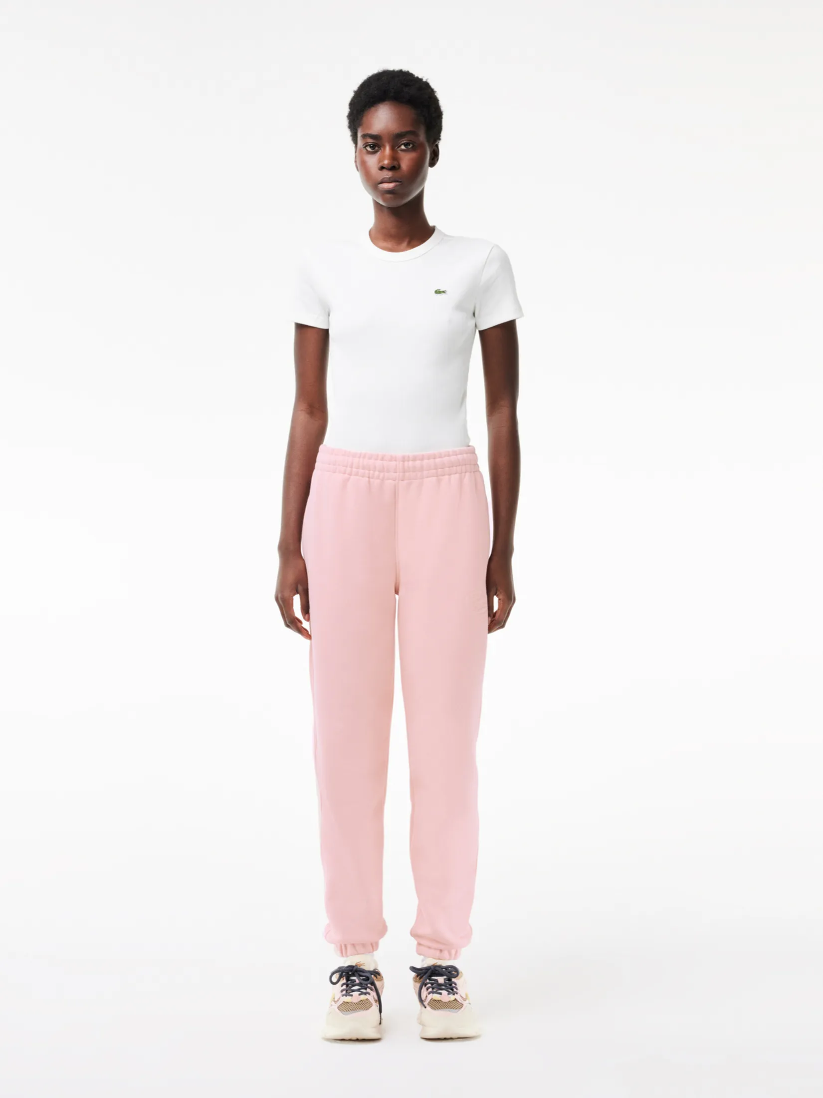 LACOSTE Lacoste Embroidery Track Pants Pink