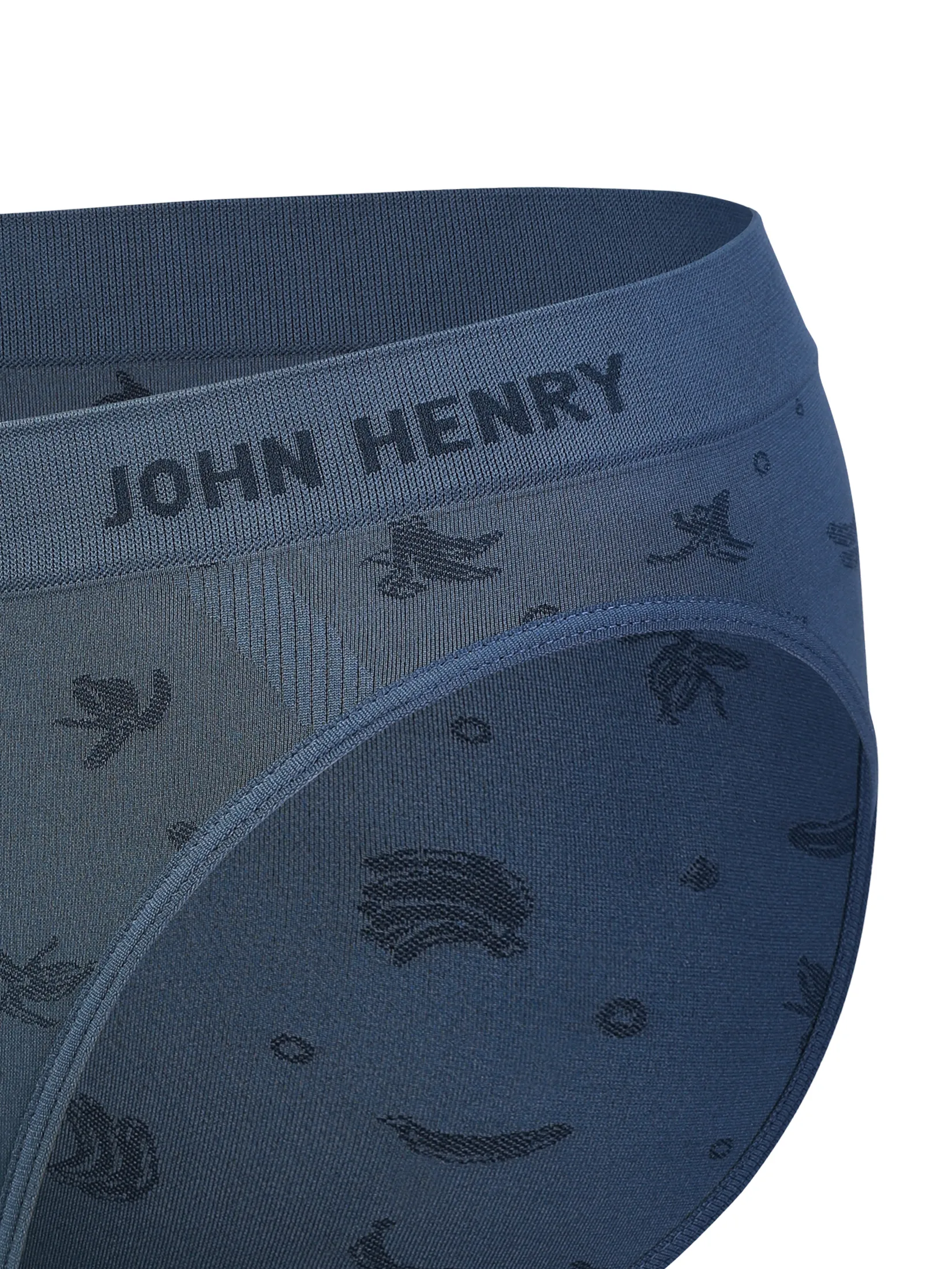 JOHN HENRY INNERWEAR Brief Men s Seamless Fashion - Navy