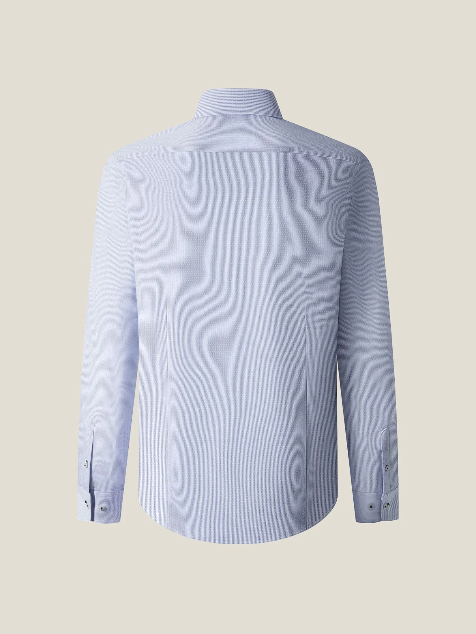 G2000 Men Clothing Non-Iron Silky Touch Stripe Shirt  Smart Fit - Blue